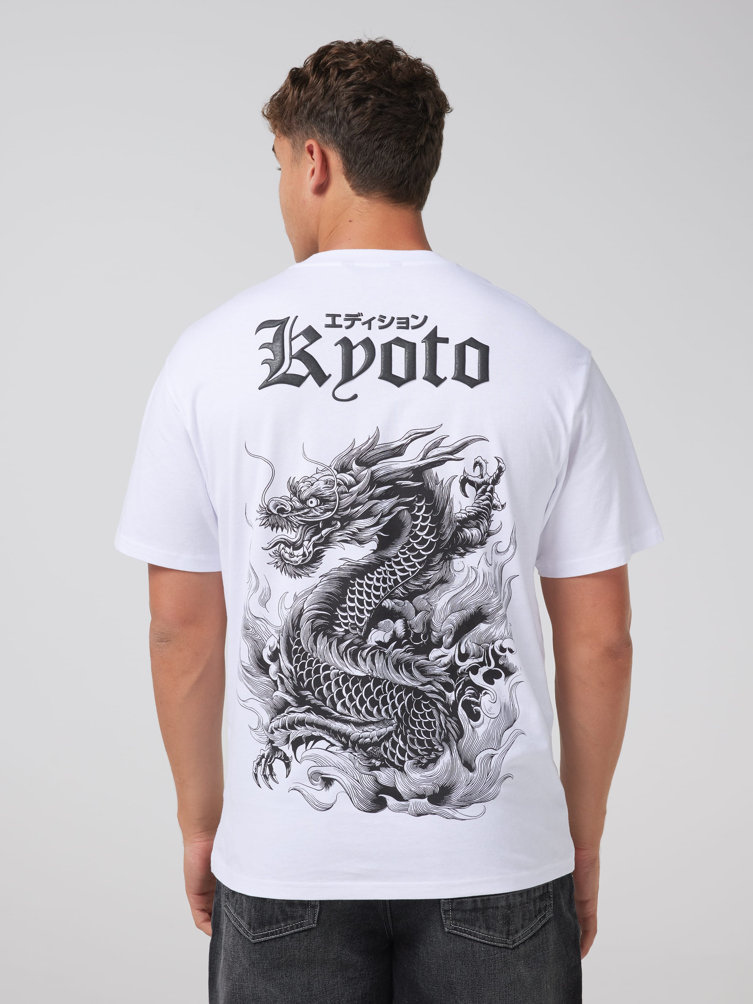 Japan Kyoto Dragon Relax Short Sleeve Tee