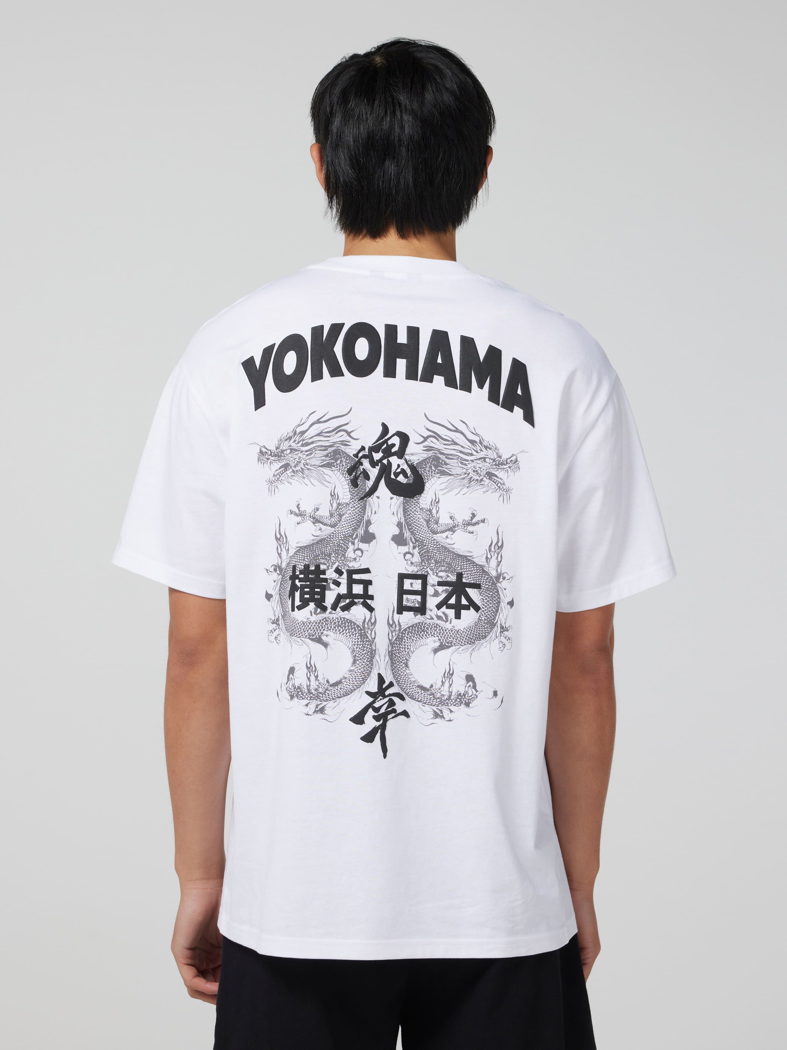 Japan Yokohama Dragon Relax Short Sleeve Tee