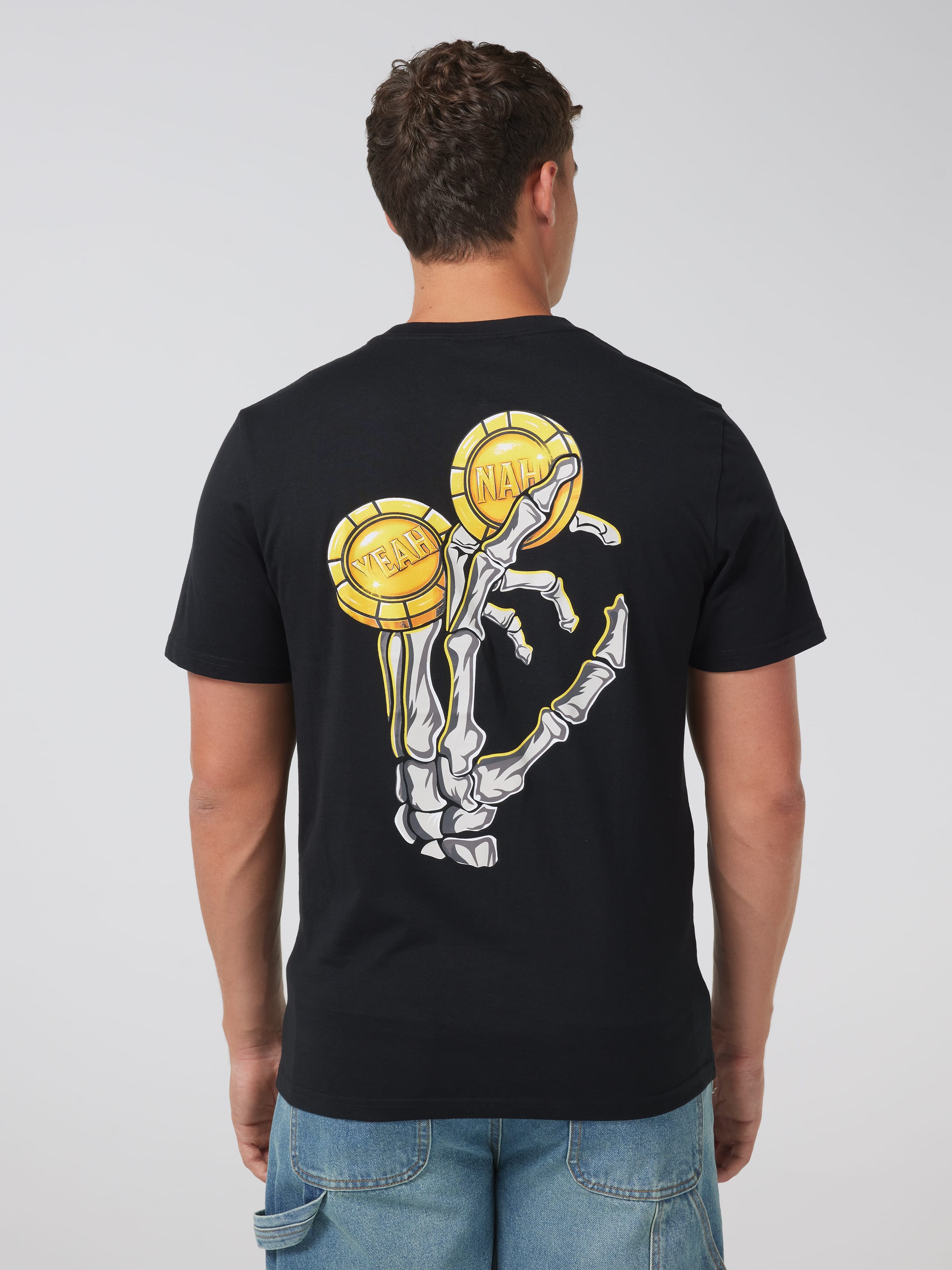 Slogan Yeah Nah Chips Short Sleeve Tee