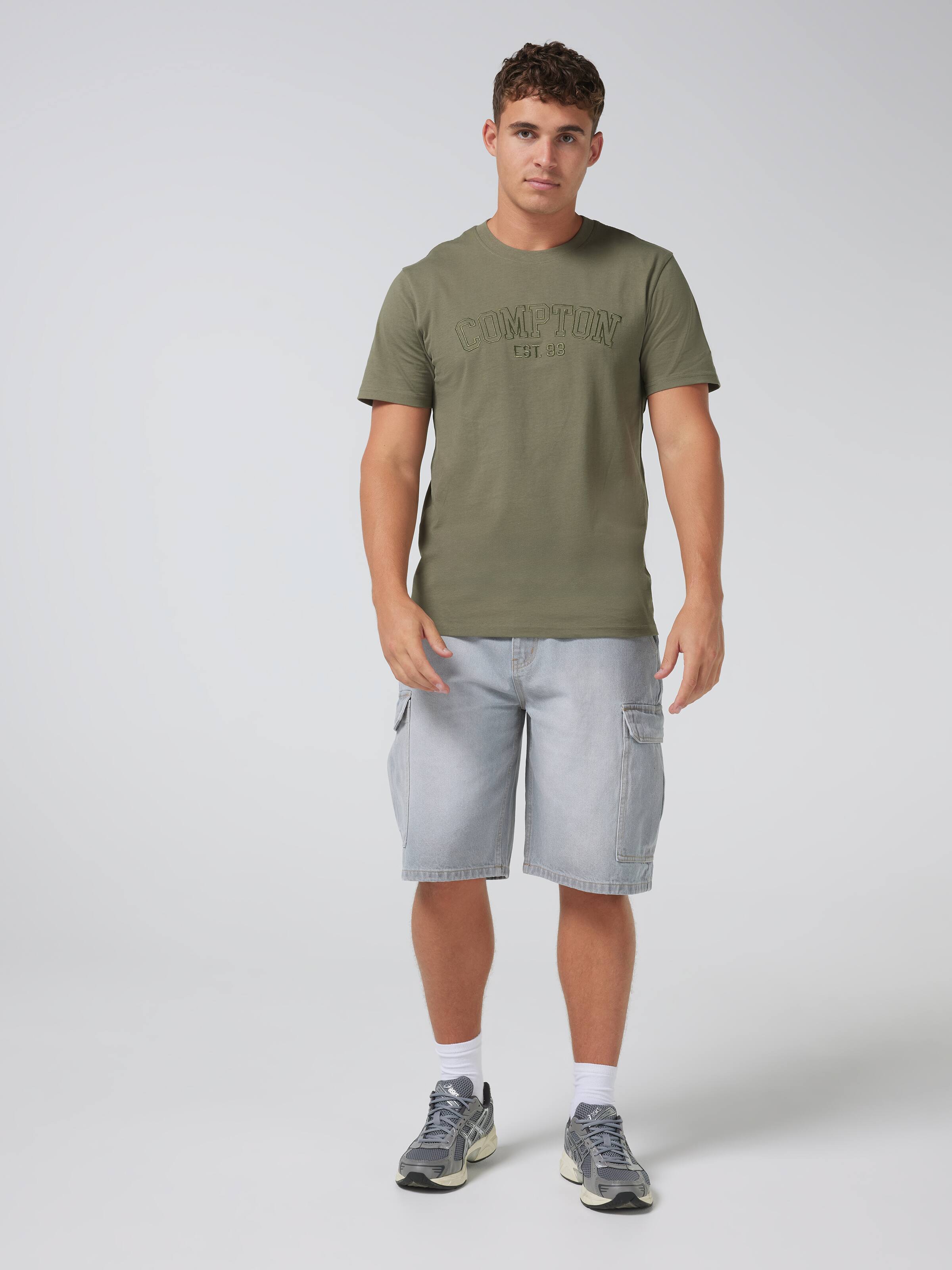 Embroidered Compton Short Sleeve Tee