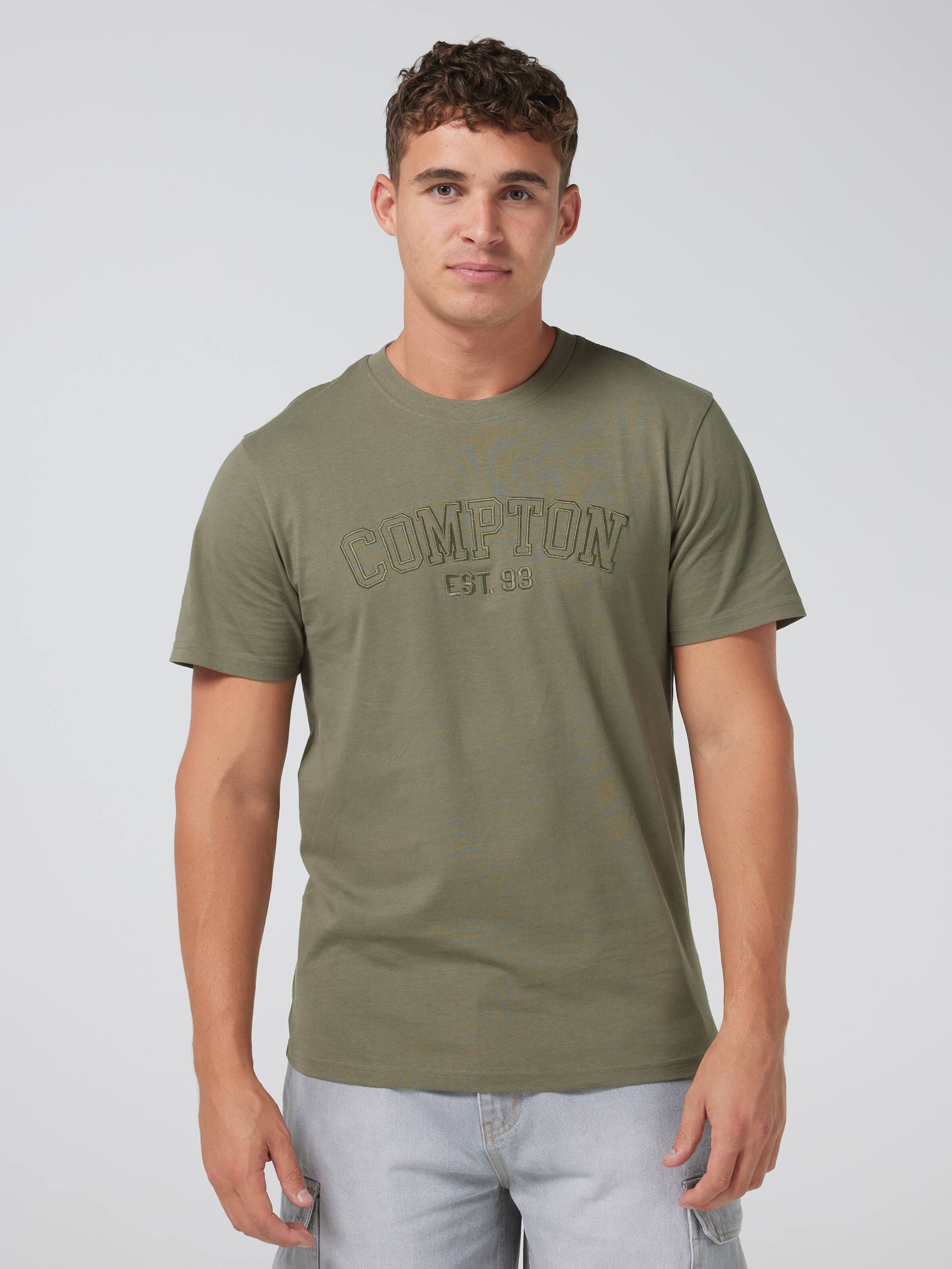 Embroidered Compton Short Sleeve Tee