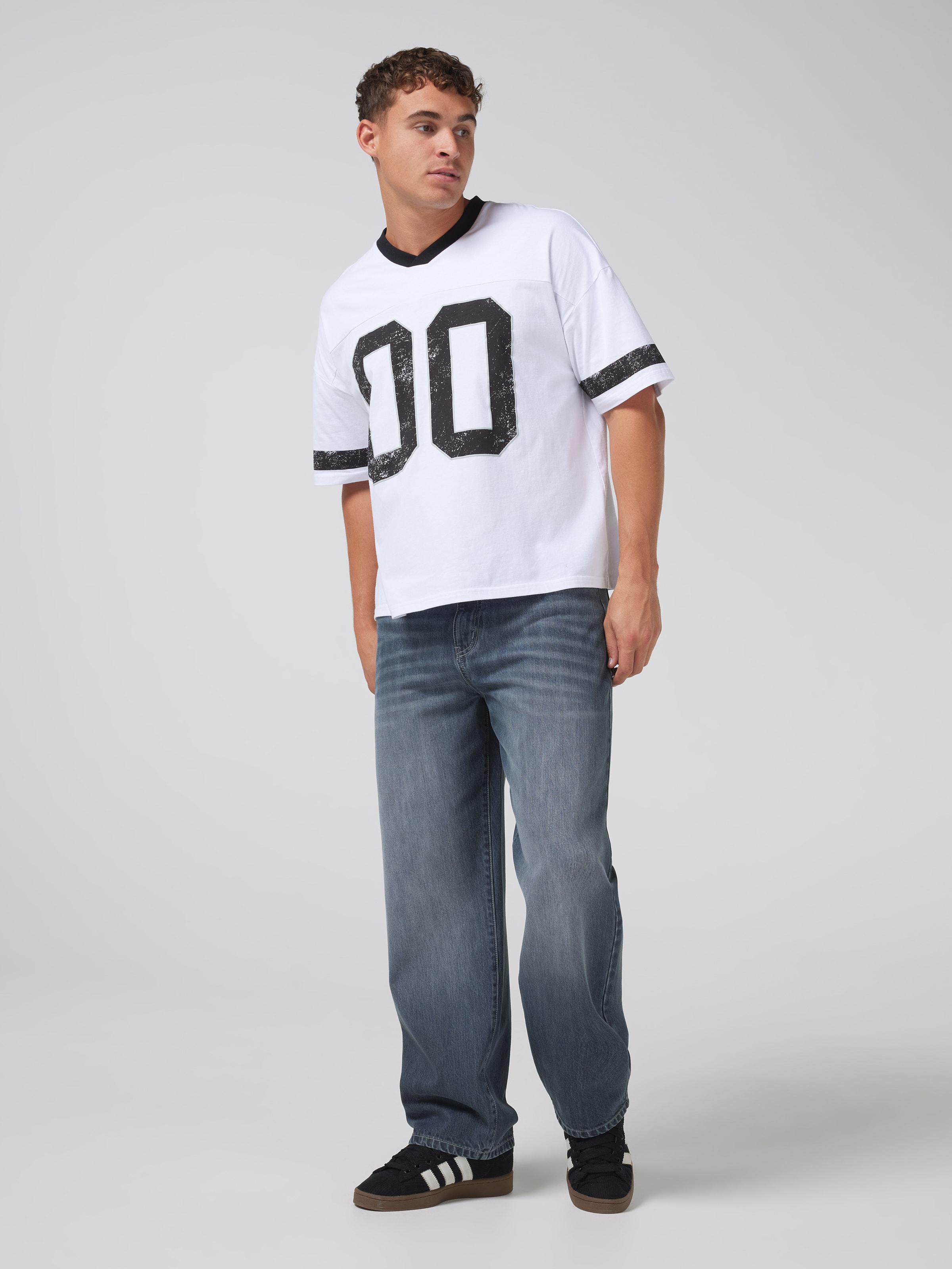 Sport Number Boxy Jersey Tee