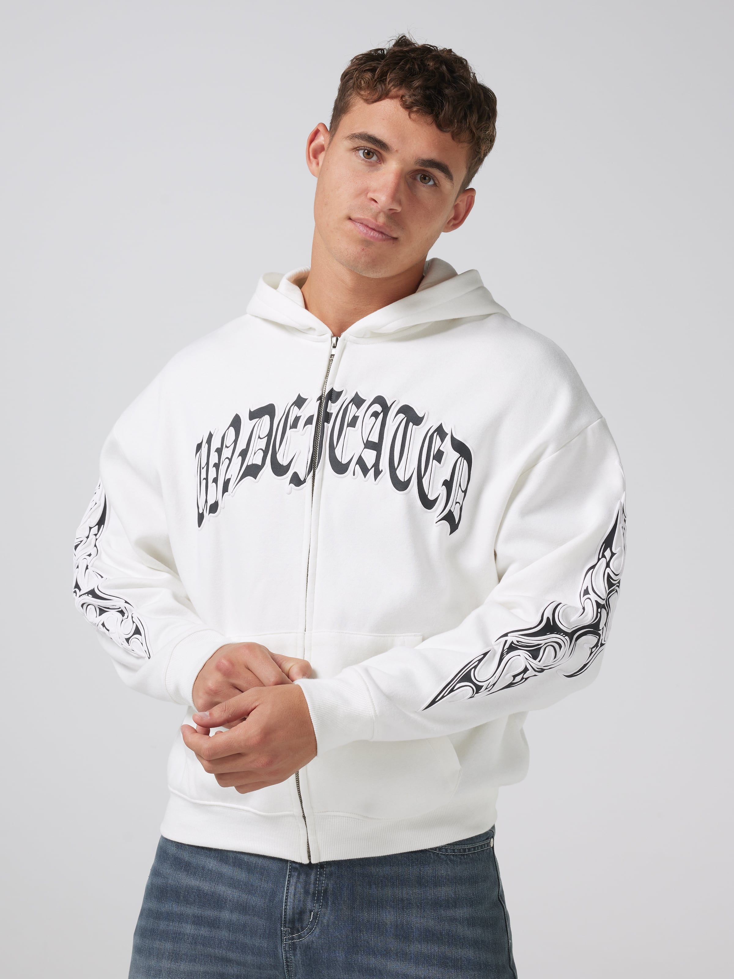 Trend Tribal Zip Through Hoodie