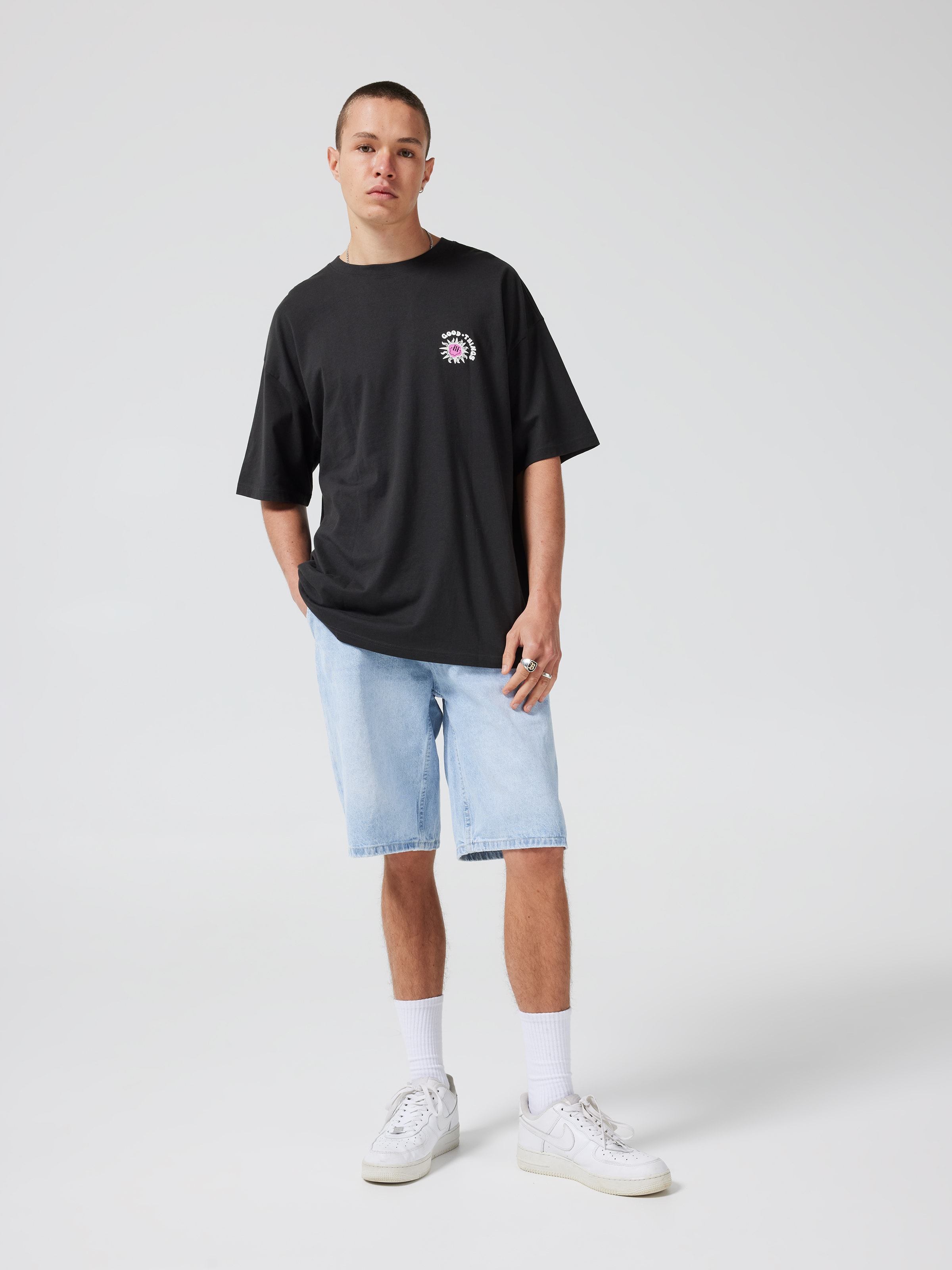Trippy Short Sleeve Oversized Tee