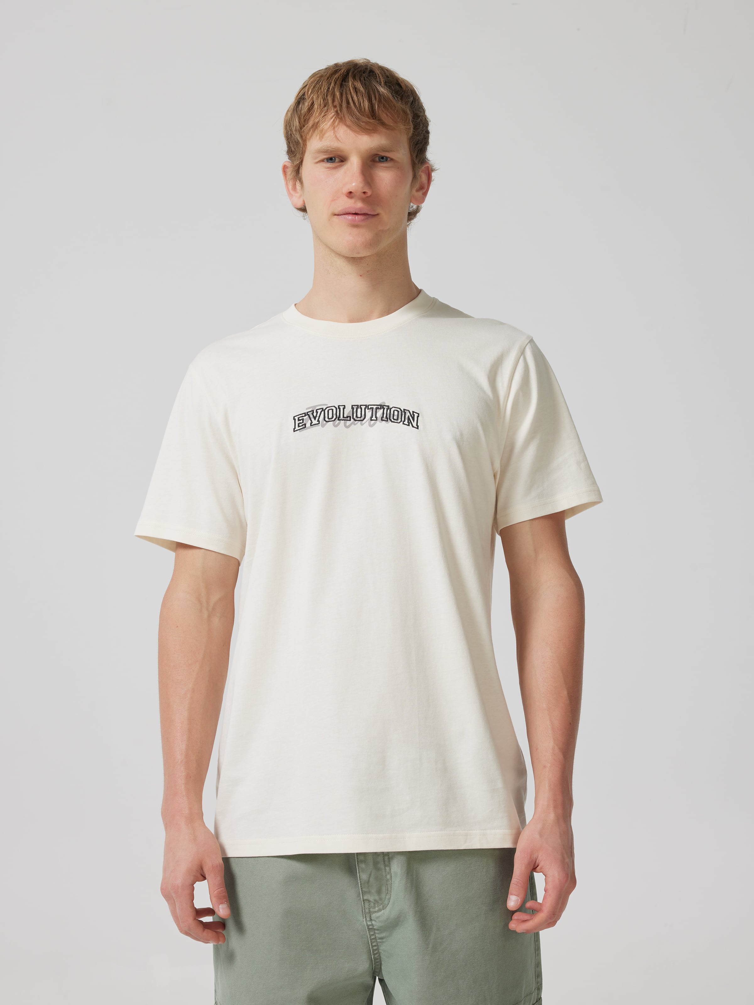 Embroidered Evolution Short Sleeve Tee