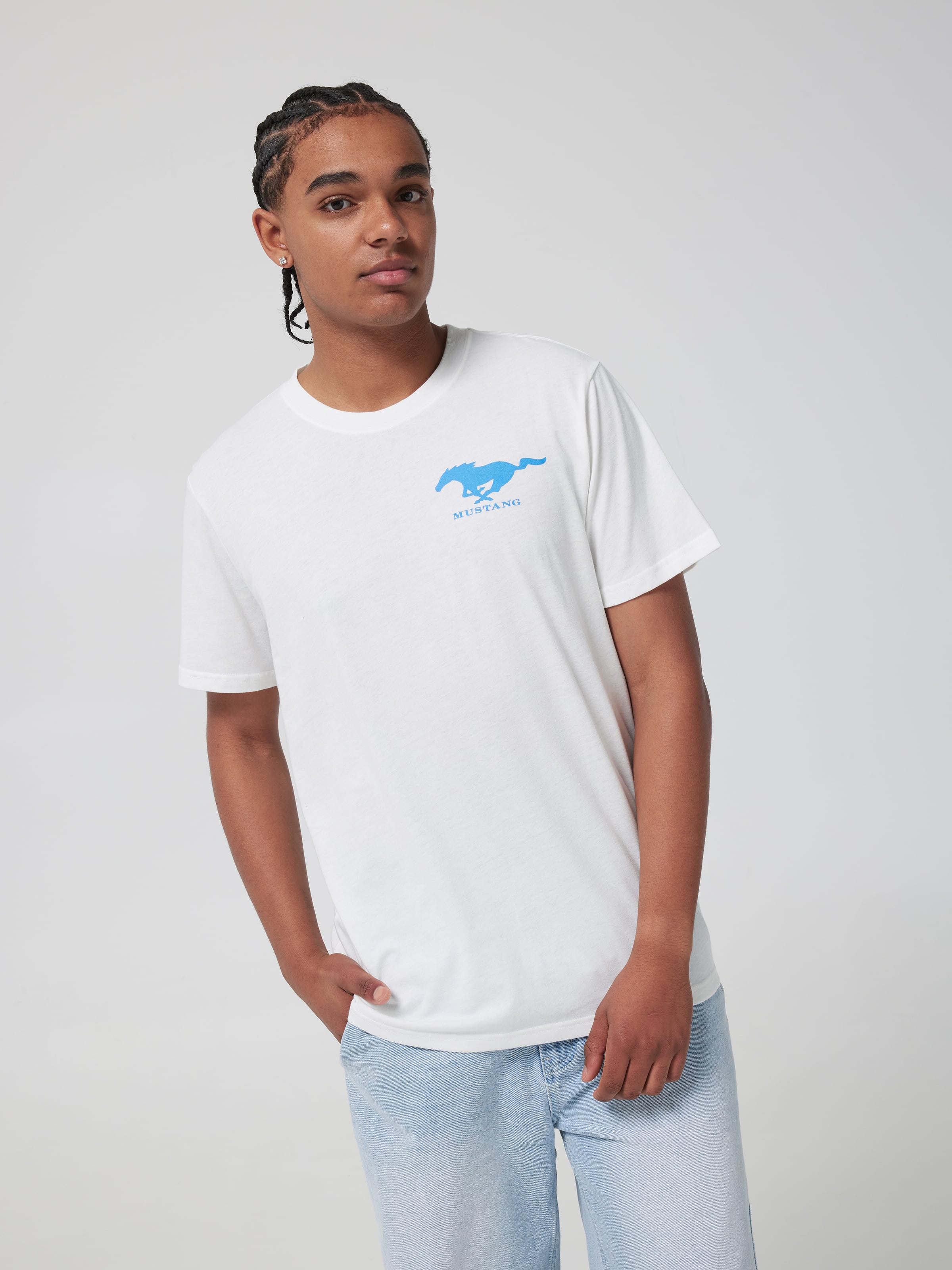 Vintage White Ford Short Sleeve Tee