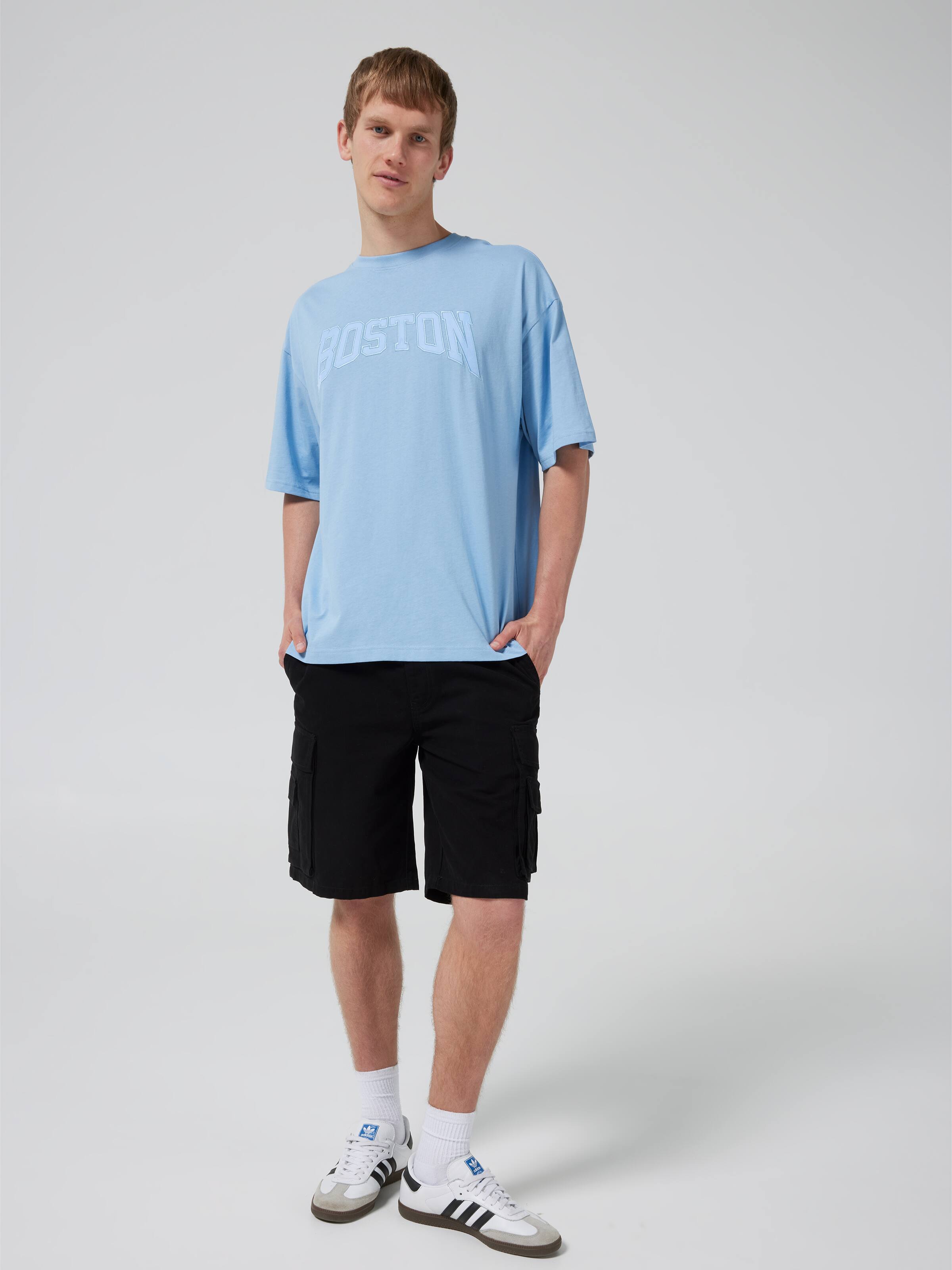 Embossed Boston Short Sleeve Tee