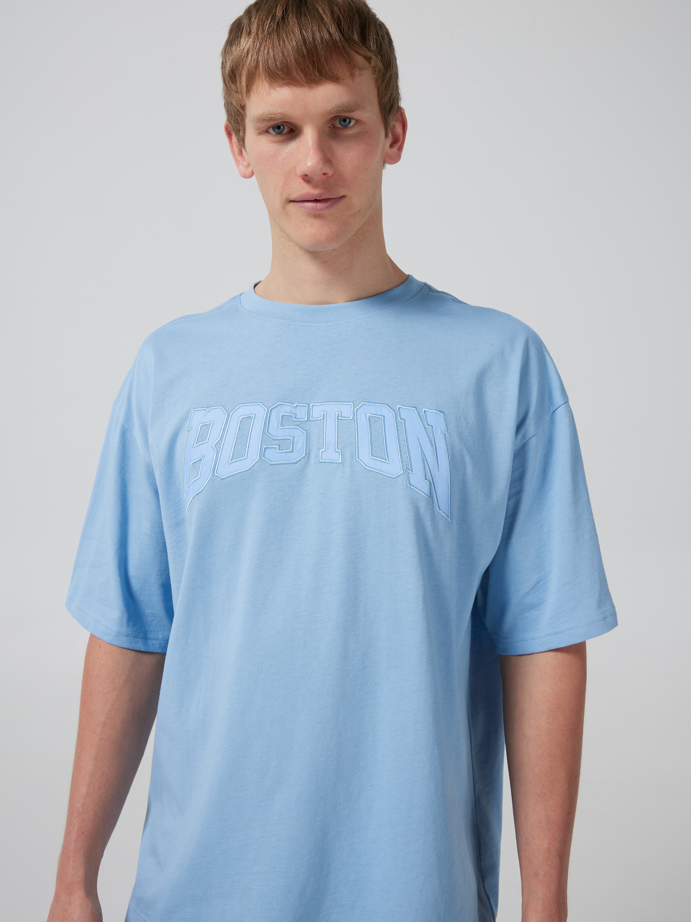 Embossed Boston Short Sleeve Tee