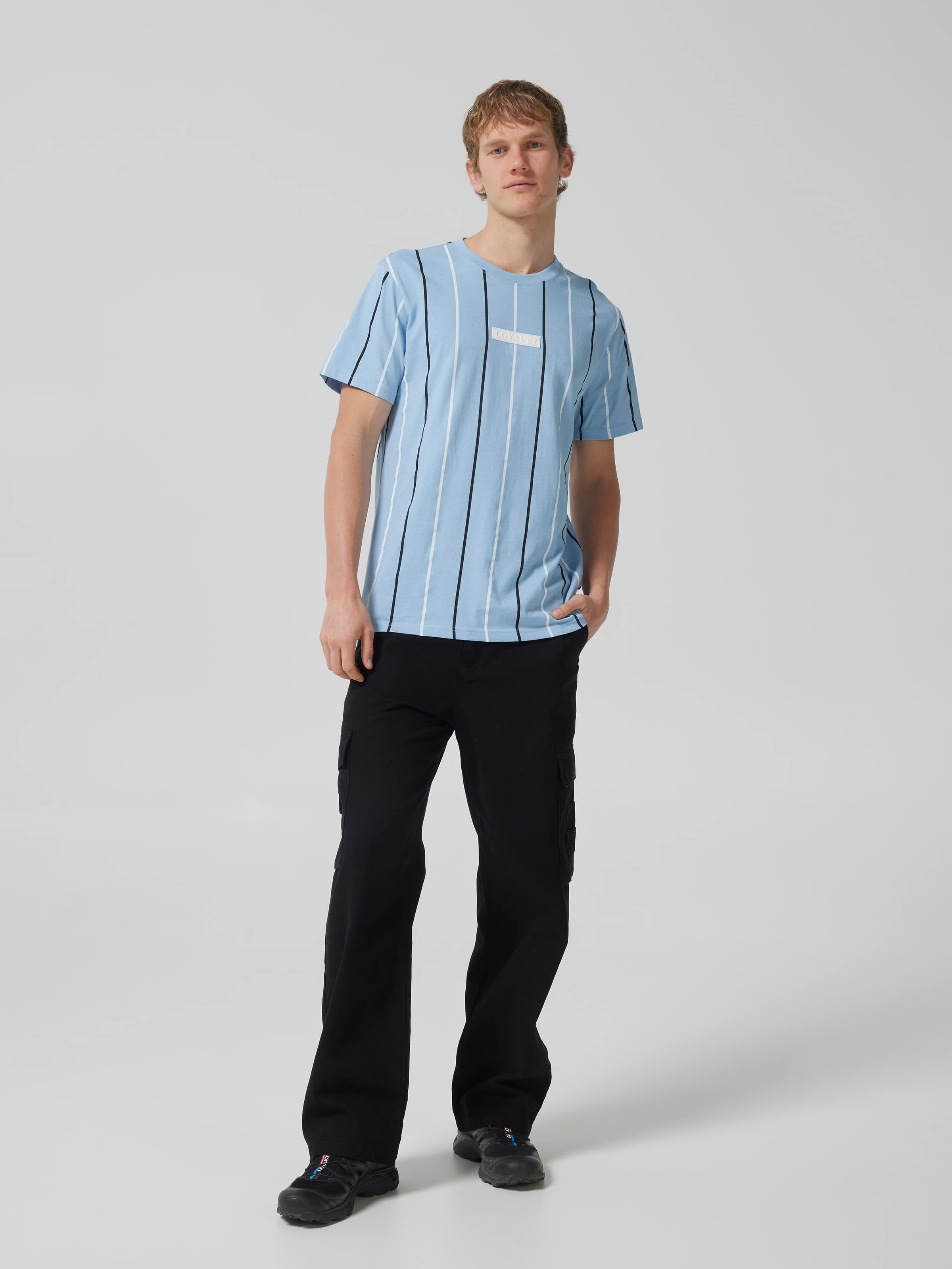 Vstripe Rubber Short Sleeve Tee