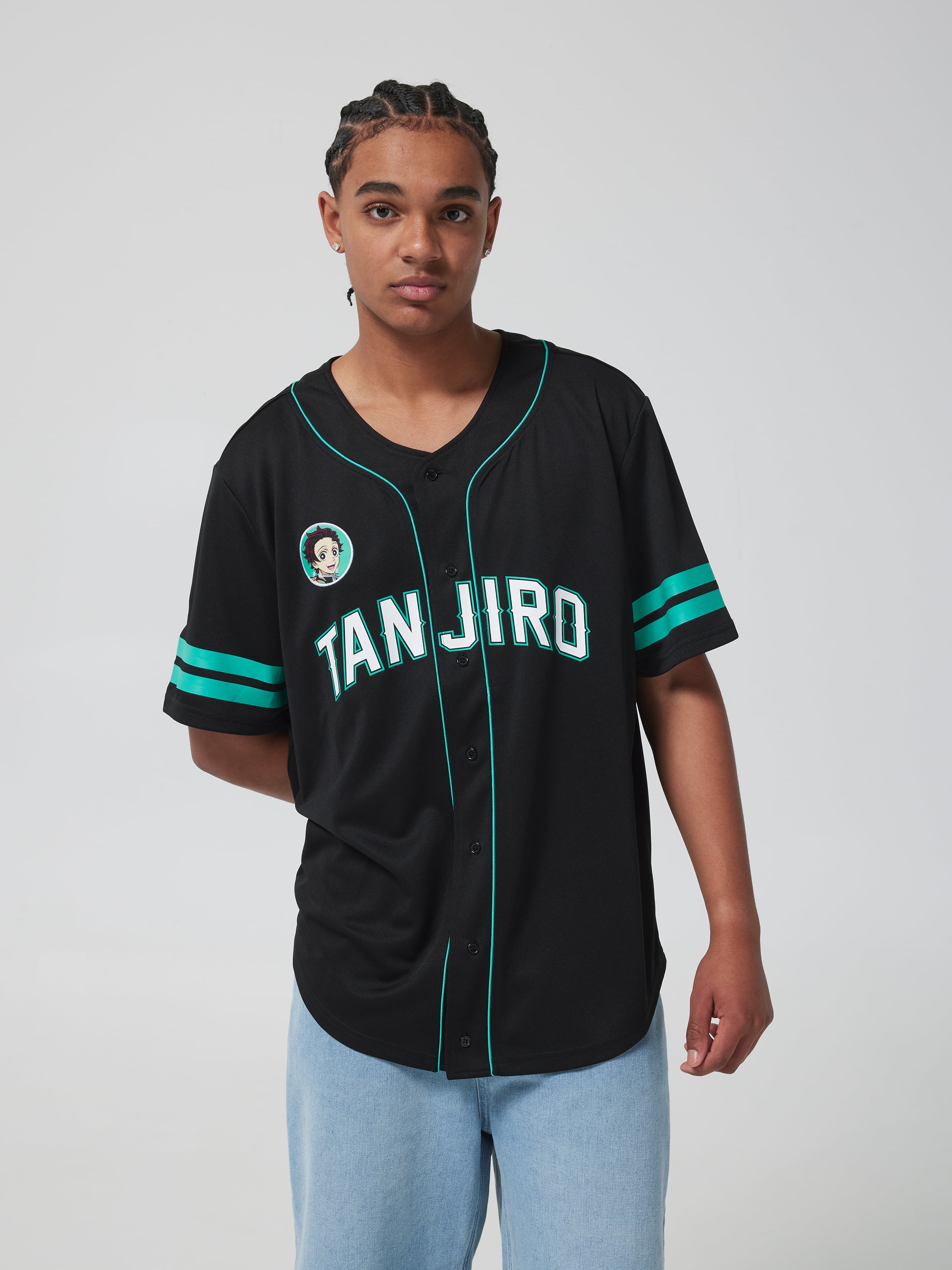 Black Demon Slayer Jersey