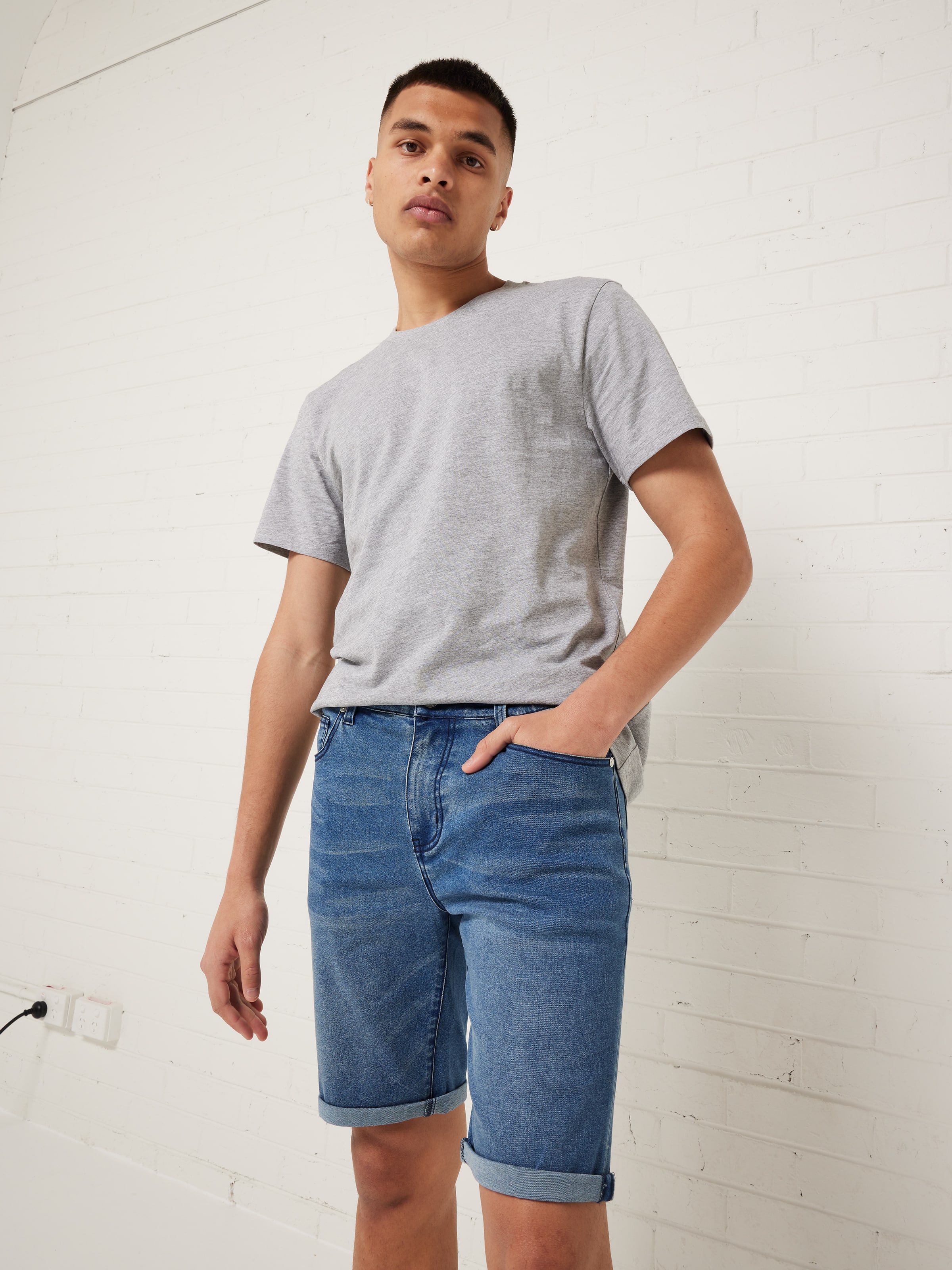 Bobbie Slim Denim Short