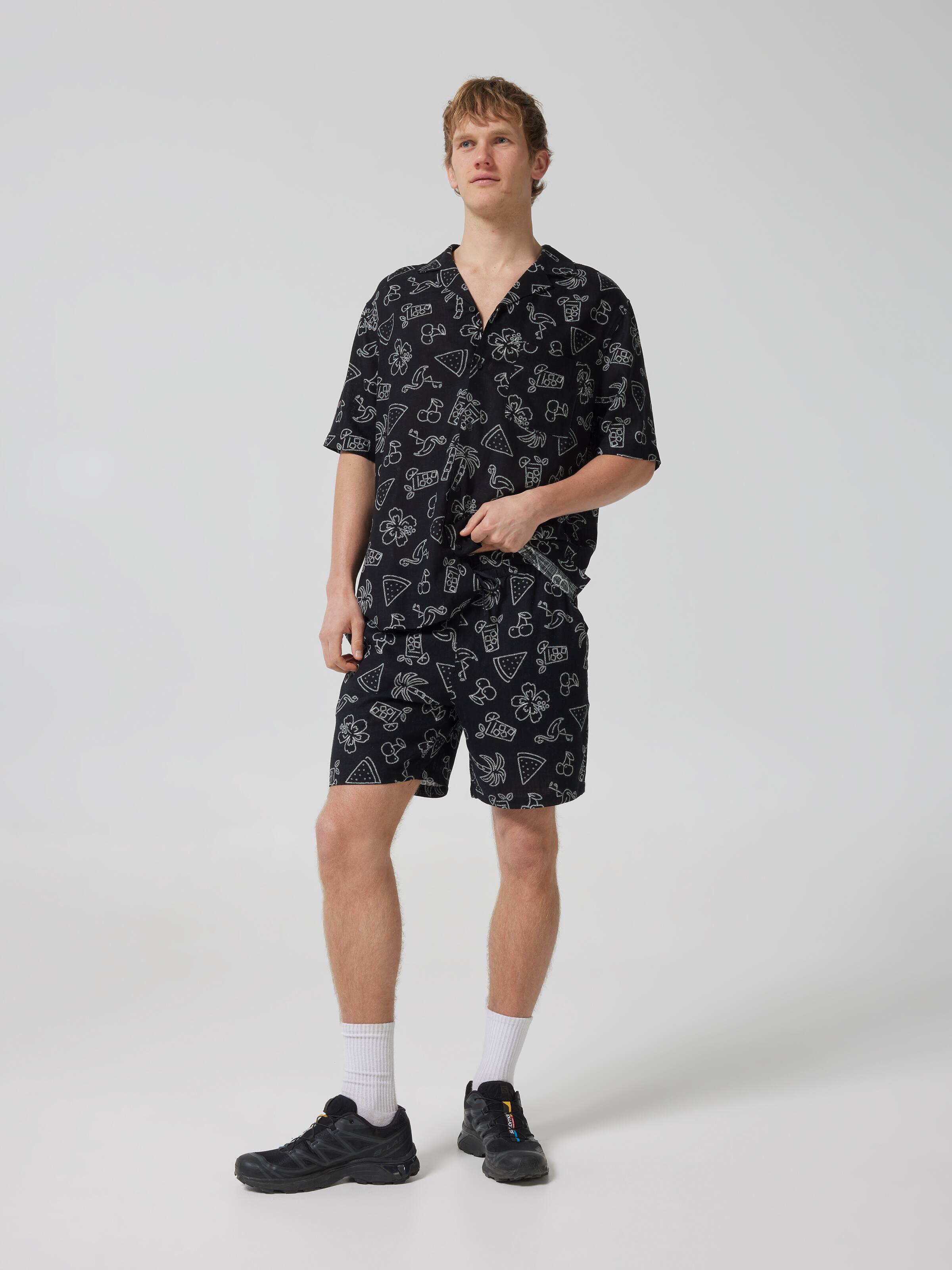 Byron Vacay Trop Print Short