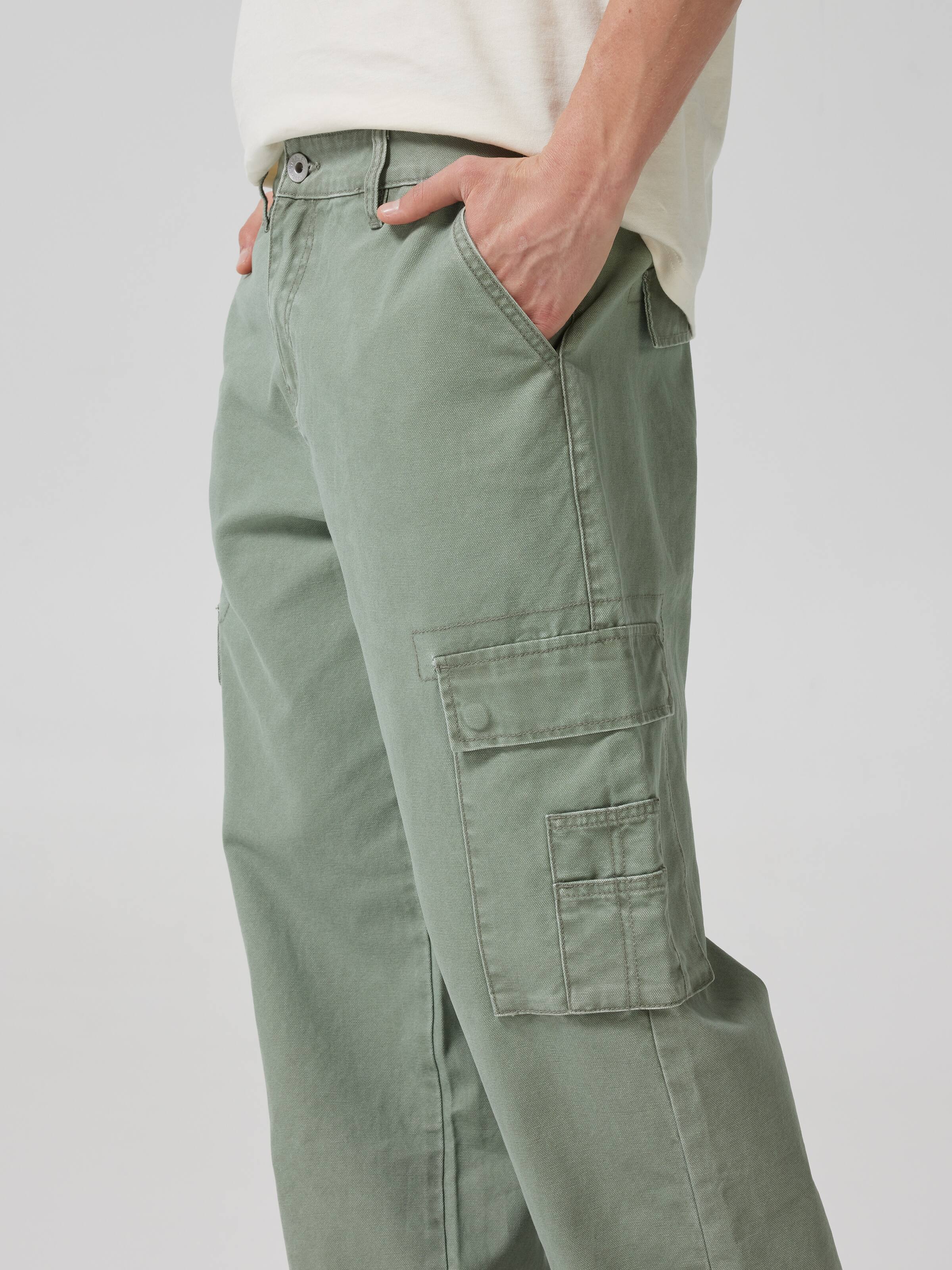 Flynn Fixed Waist Baggy Cargo Pant