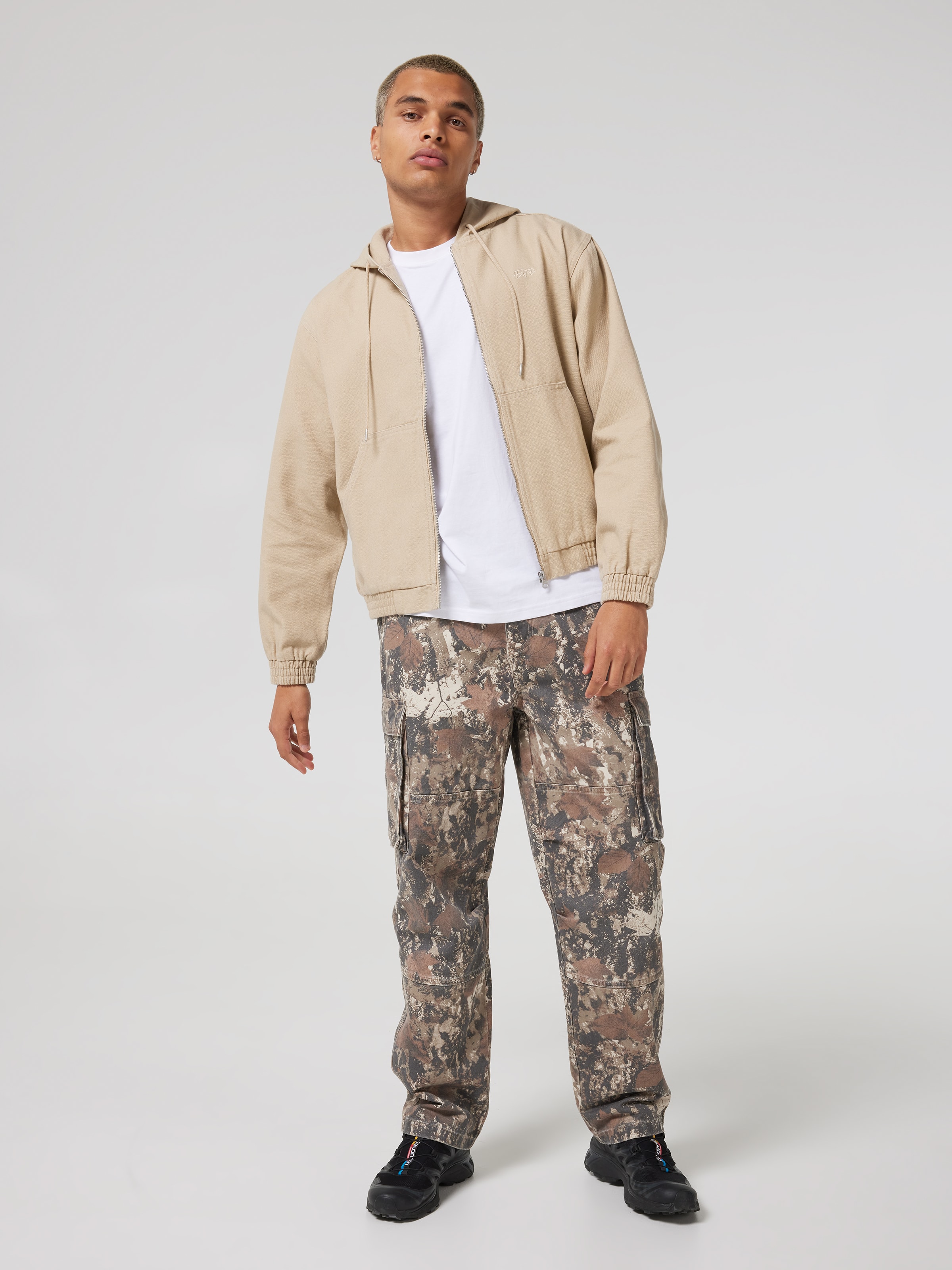 Hooded Canvas Bomber