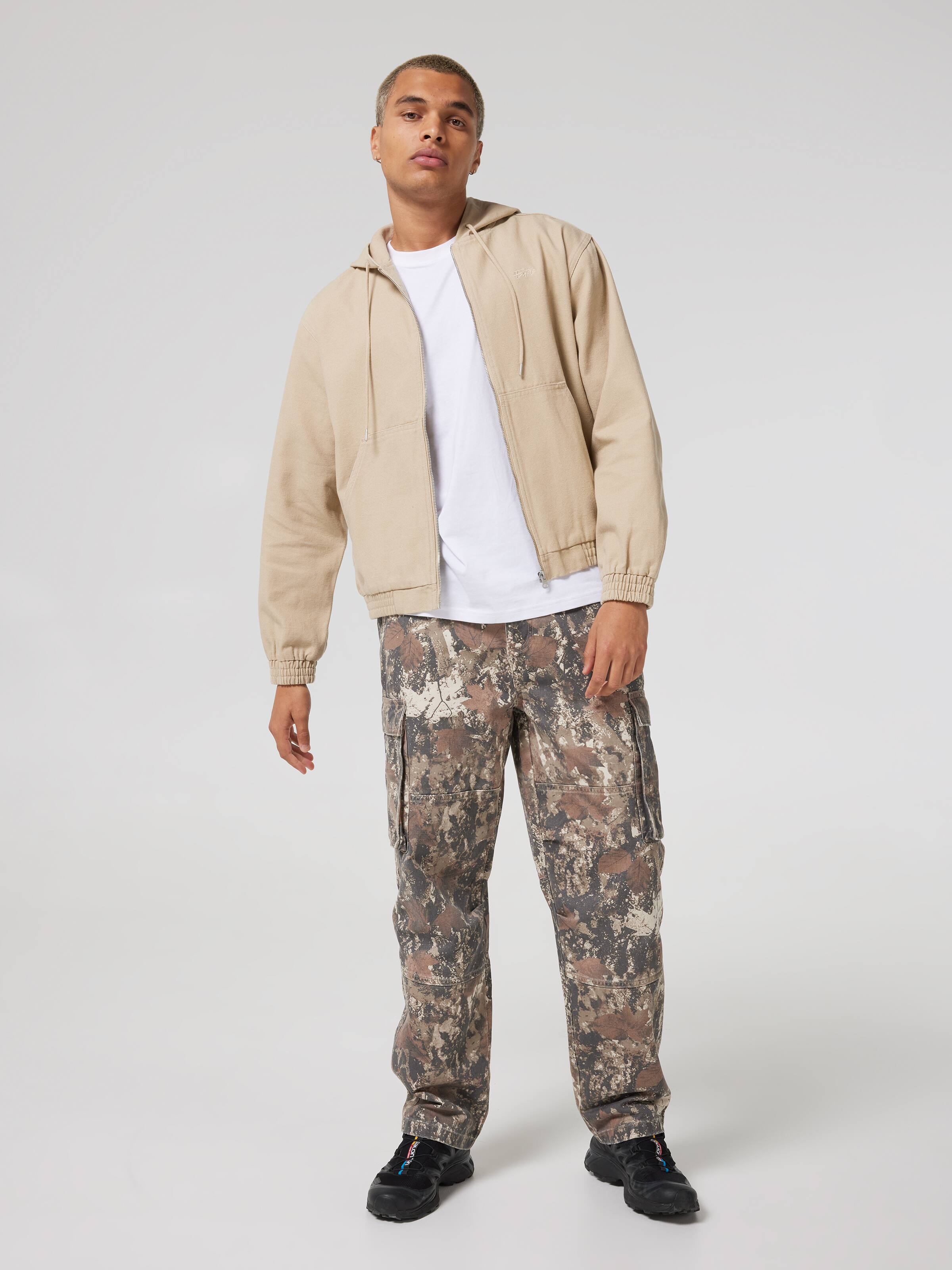 Hooded Canvas Bomber