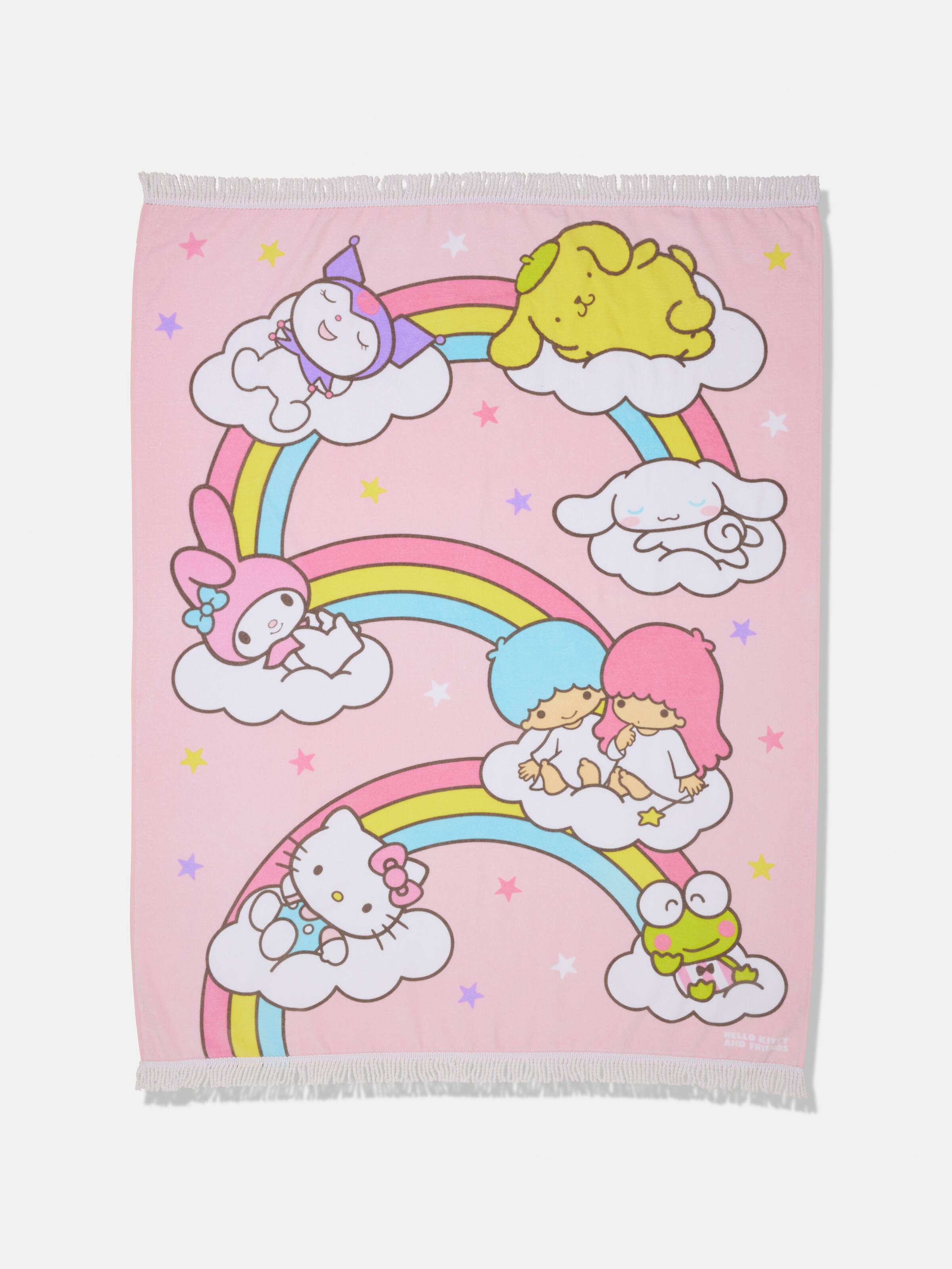 Hk Sanrio Rainbow Towel