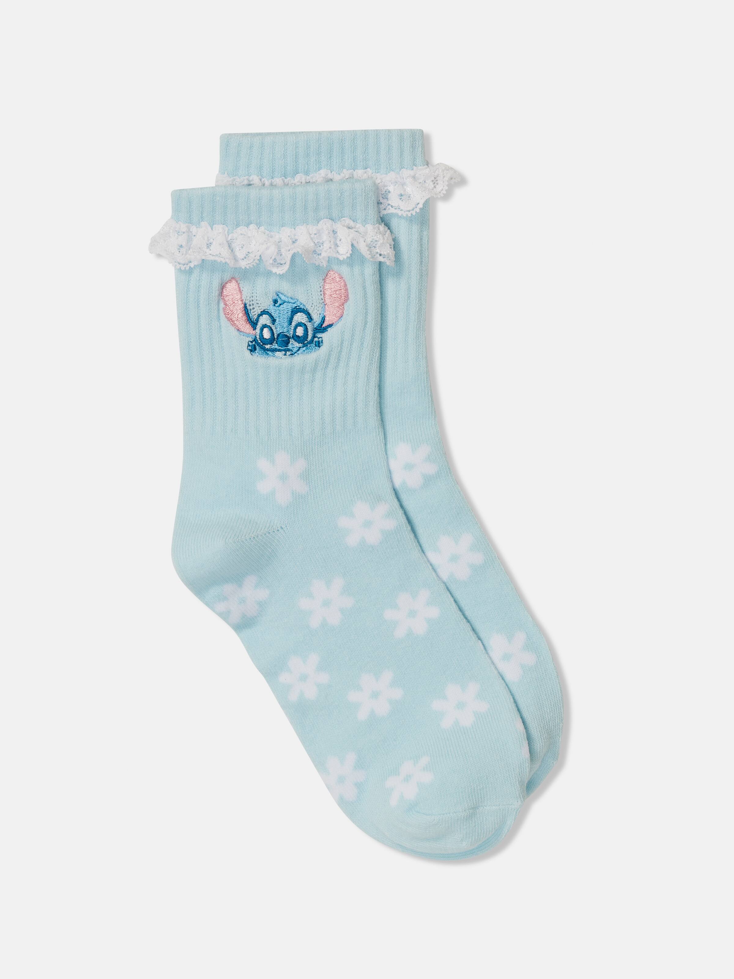 Lilo & Stitch Lace Midi Crew Sock