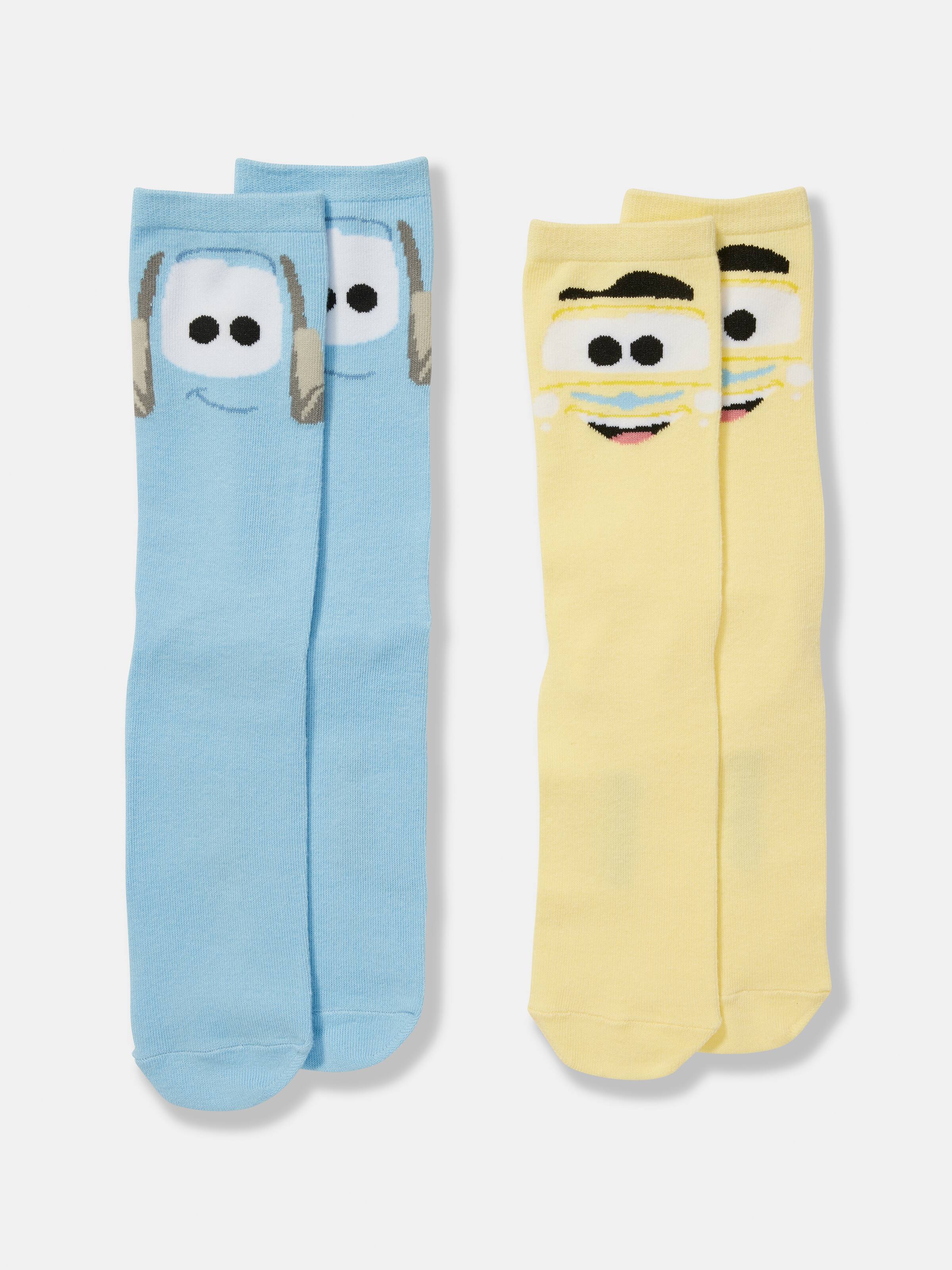 Cars 2Pk Friends Socks