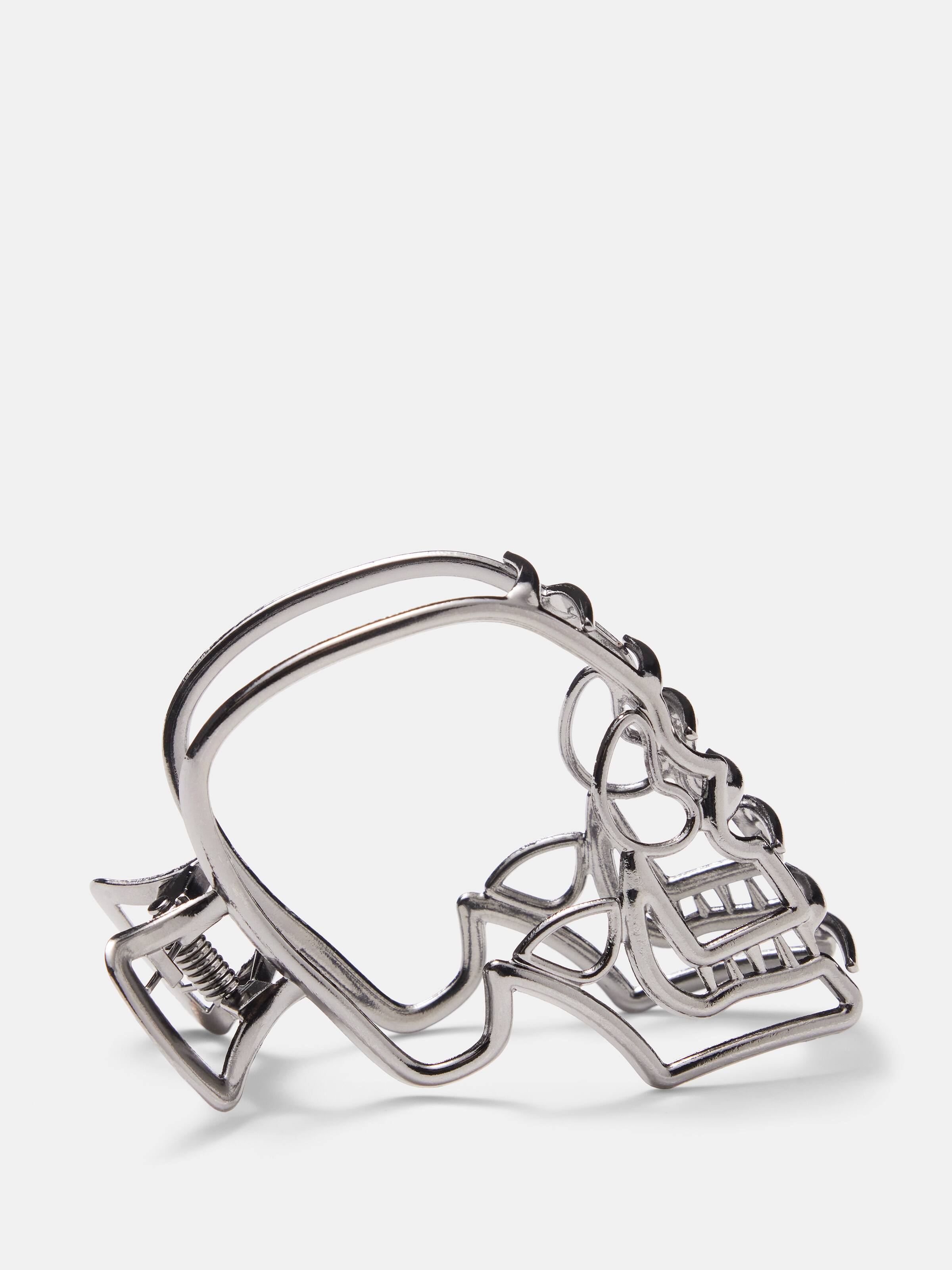 Metal Skull Hair Claw