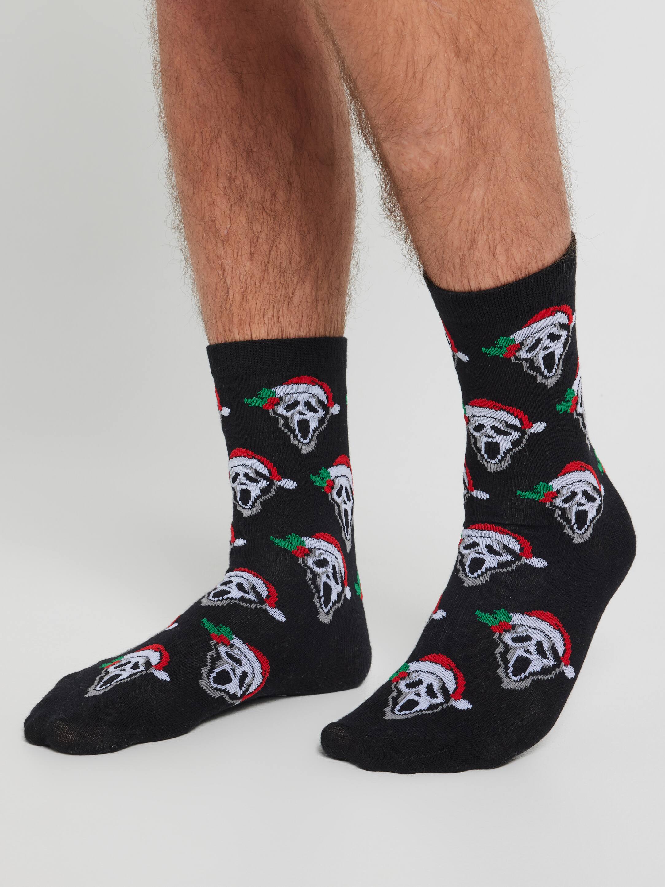 Xmas Ghostface Suit Sock
