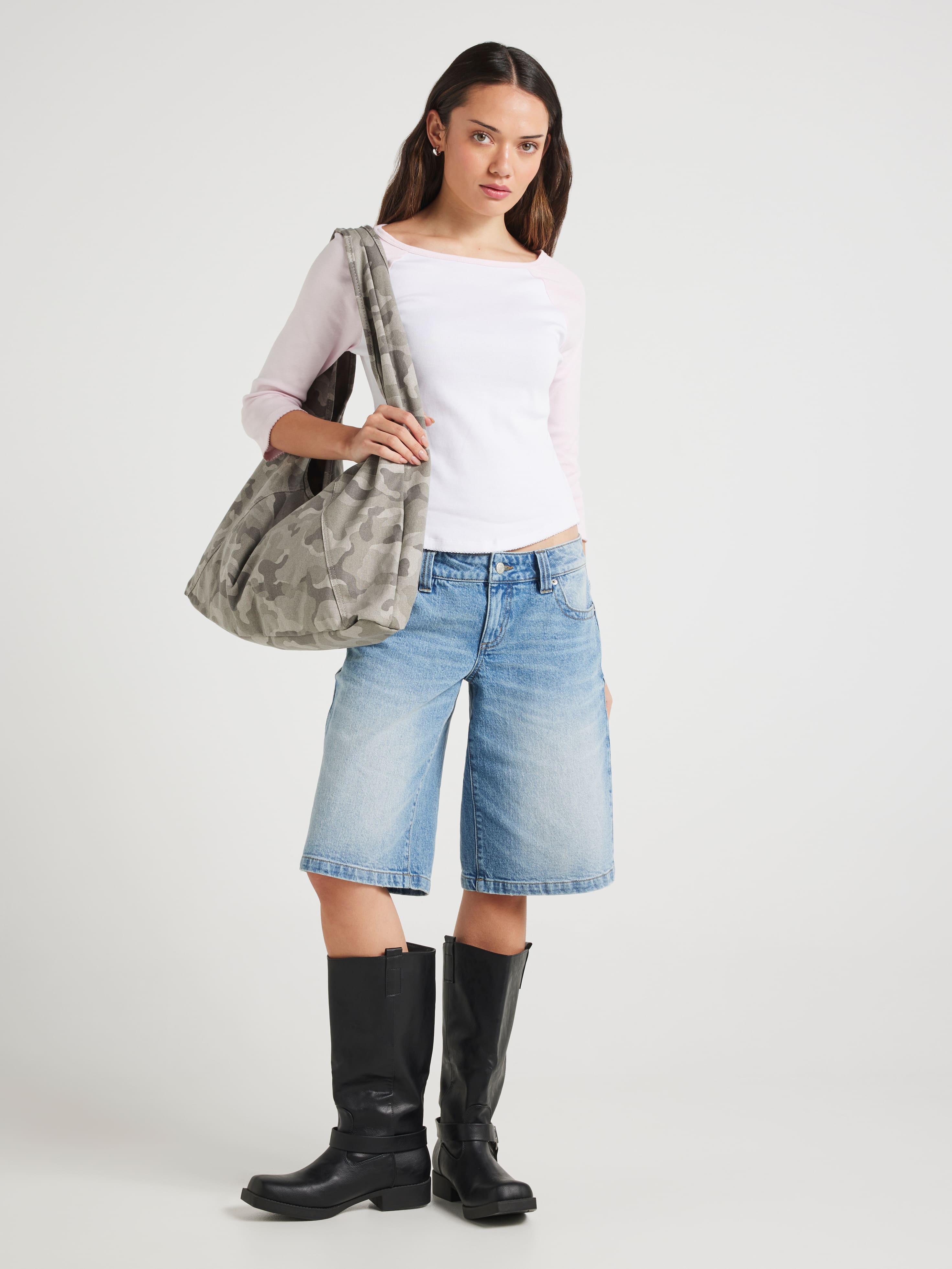 Canvas Hobo Bag