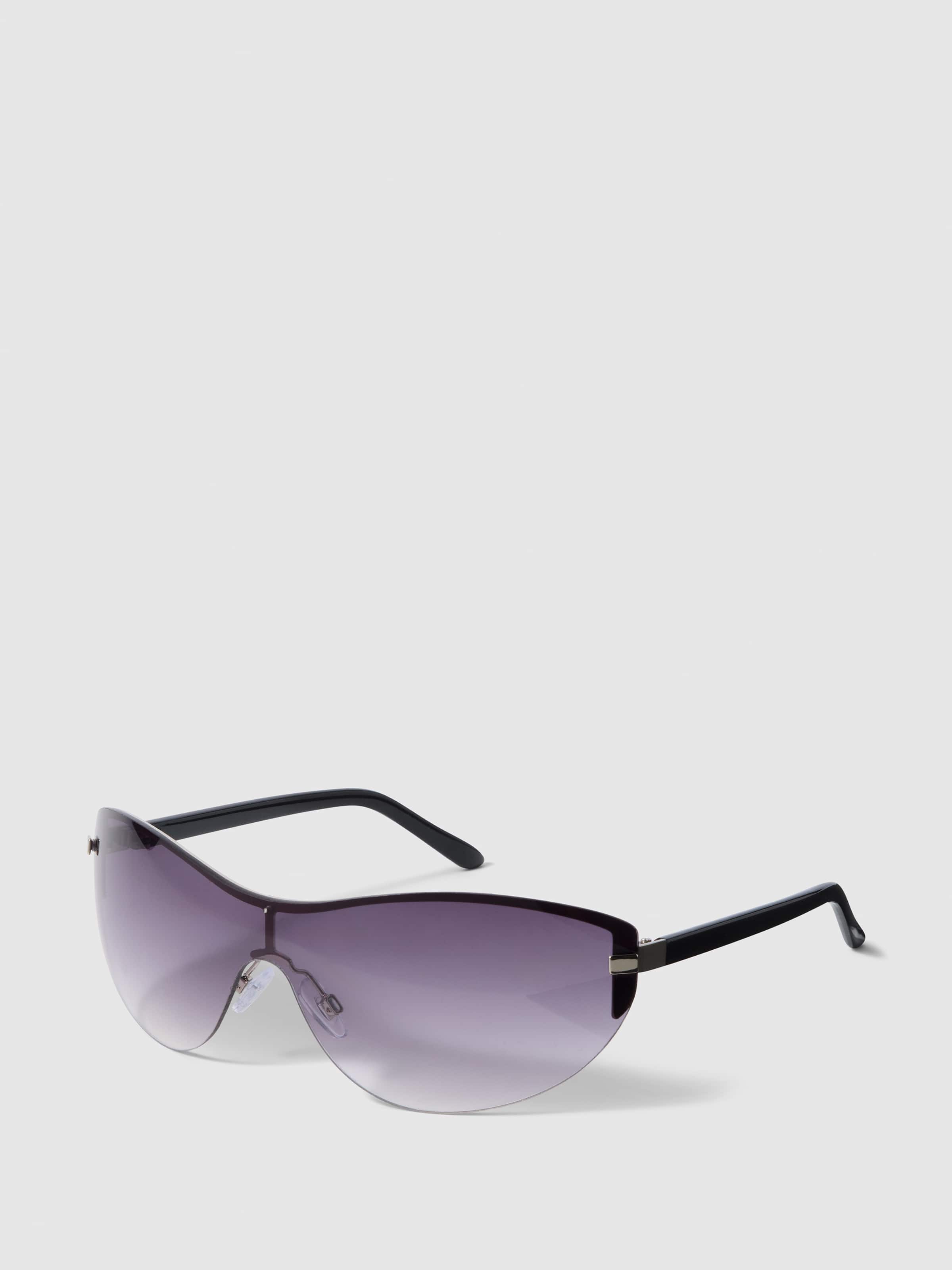 Rimless Smoke Sunglasses
