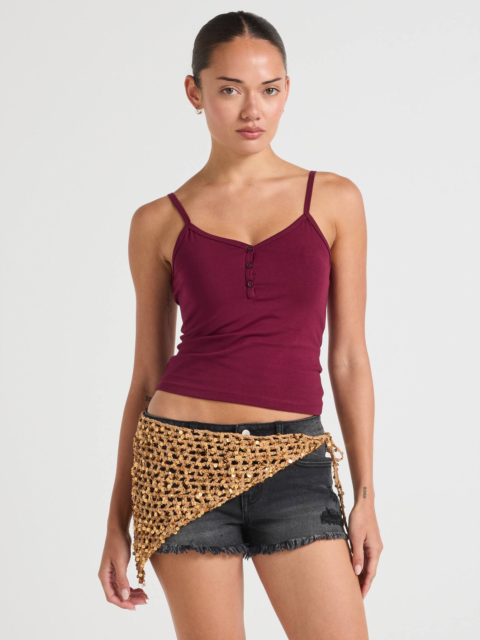 Sequined Crotchet Belt