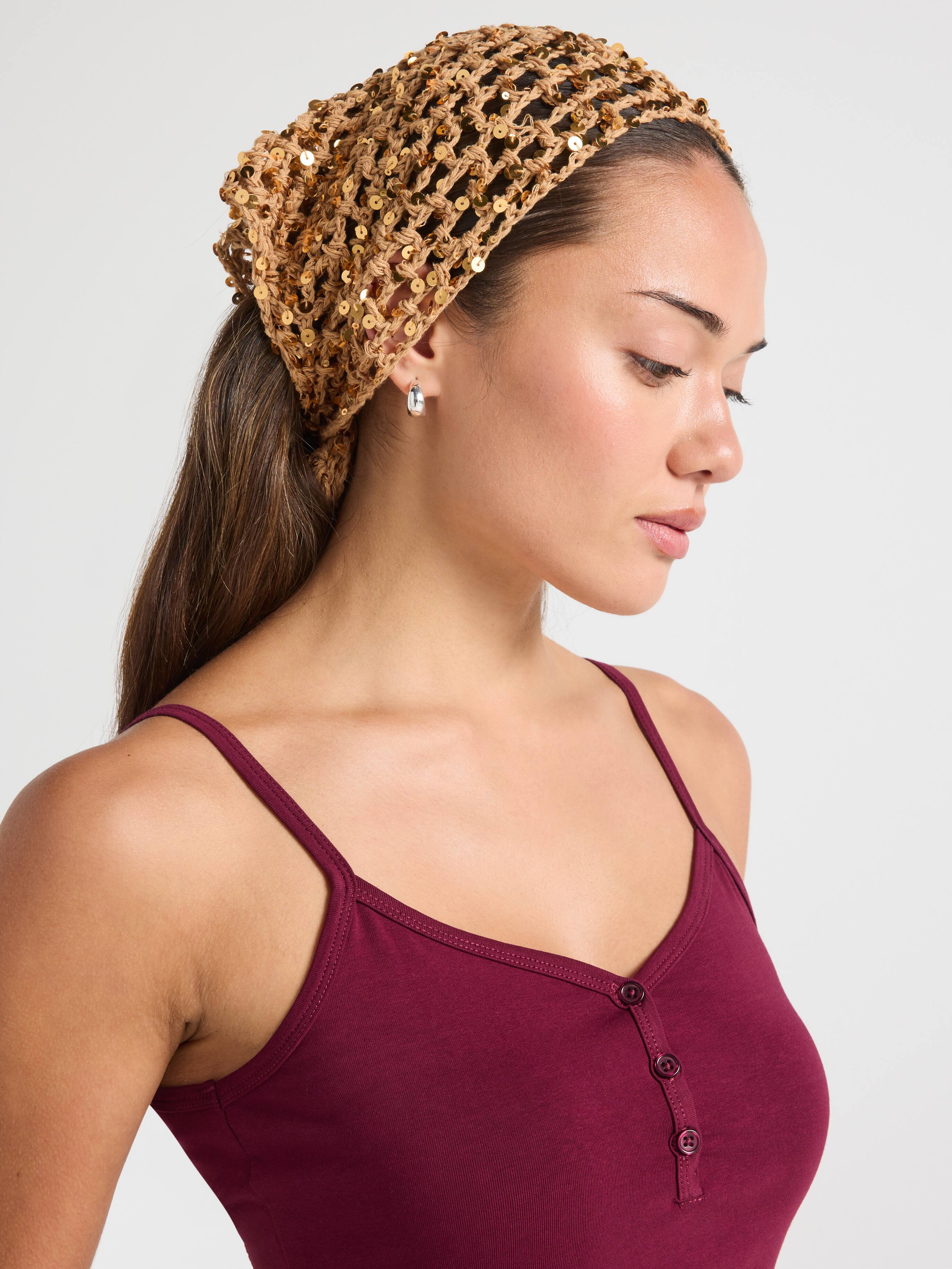 Sequined Crotchet Belt