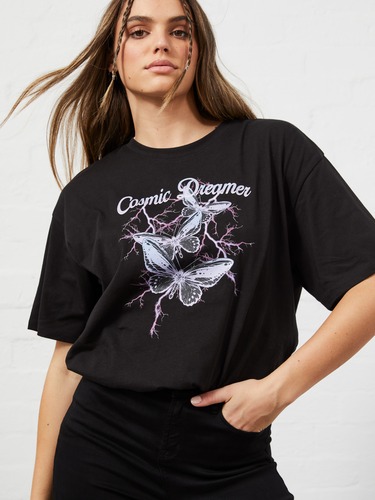 Katseye Symbols Oversized Tee                                                                                                   