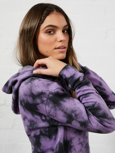 Long Sleeve Star Oversized Hoodie                                                                                               