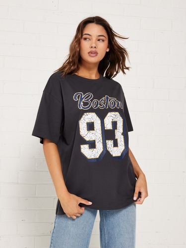 Boston Oversized Tee                                                                                                            
