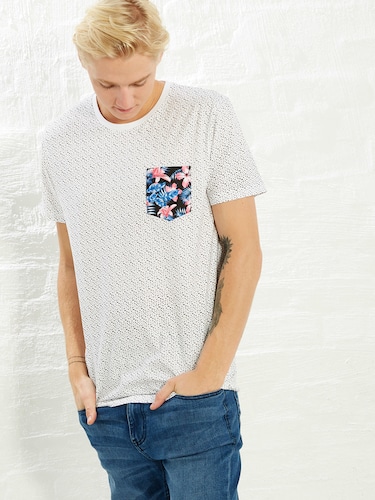 Spliced Short Sleeve Tee                                                                                                        