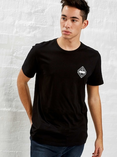 Vstripe Embroidered West Coast Short Sleeve Tee                                                                                 