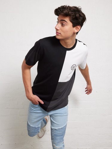 Urban Splice Boxy Tee, Stripes