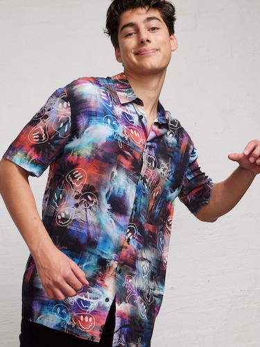 Multi Trippy Surf Resort Shirt                                                                                                  