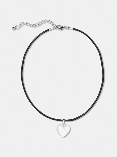 Clear Heart Necklace                                                                                                            