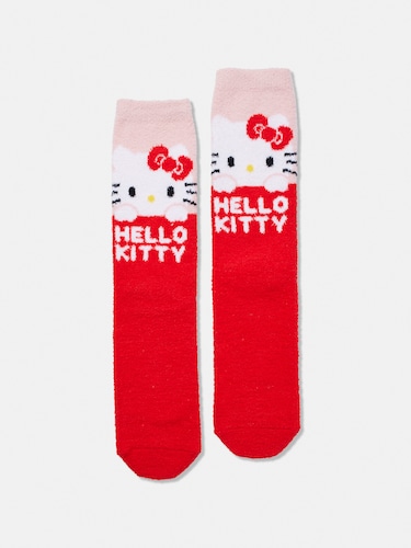 Hello Kitty Fuzzy Socks                                                                                                         