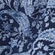 Navy Paisley