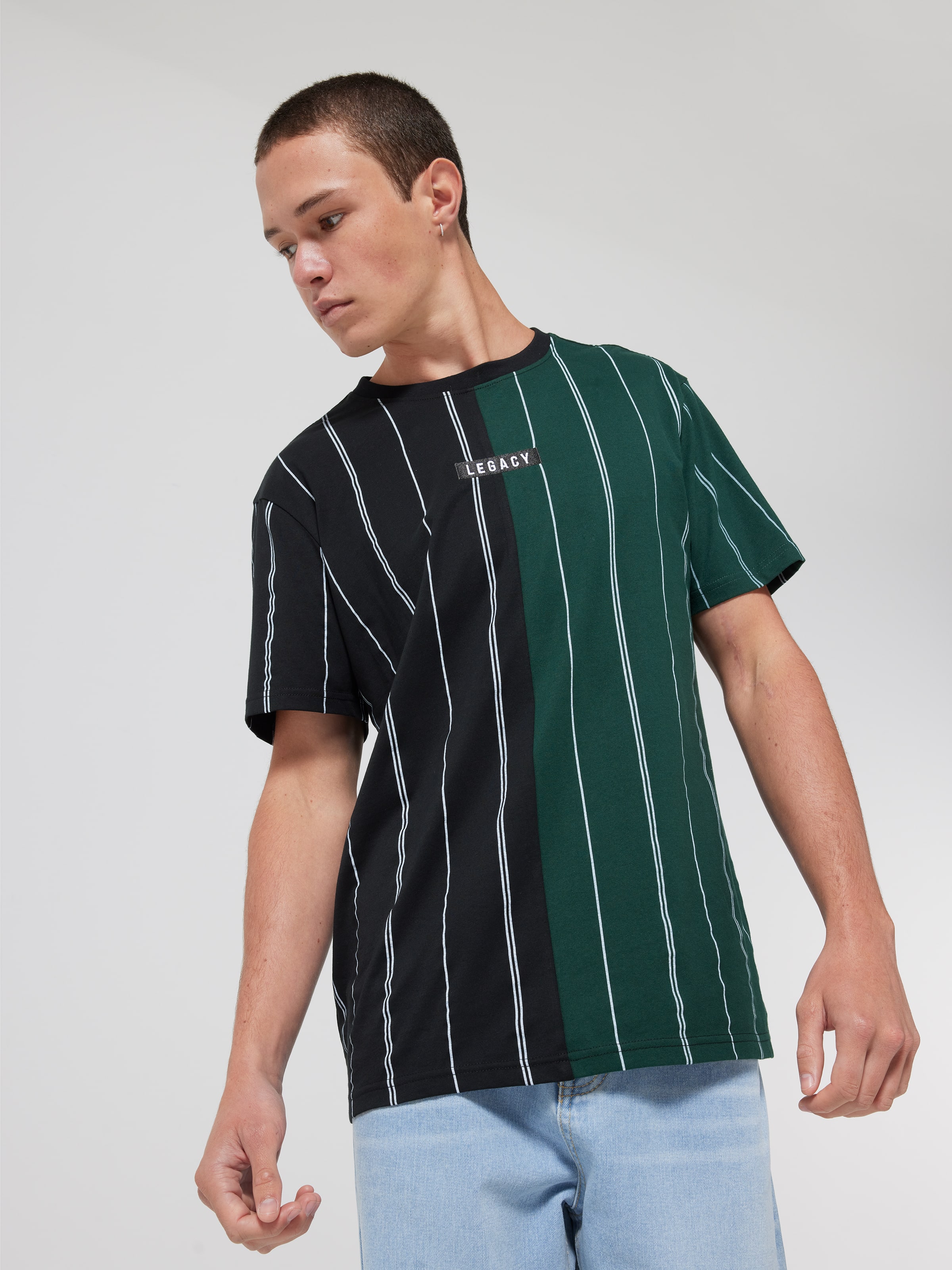 Vstripe Embroidered Legacy Short Sleeve Tee - Jay Jays Online