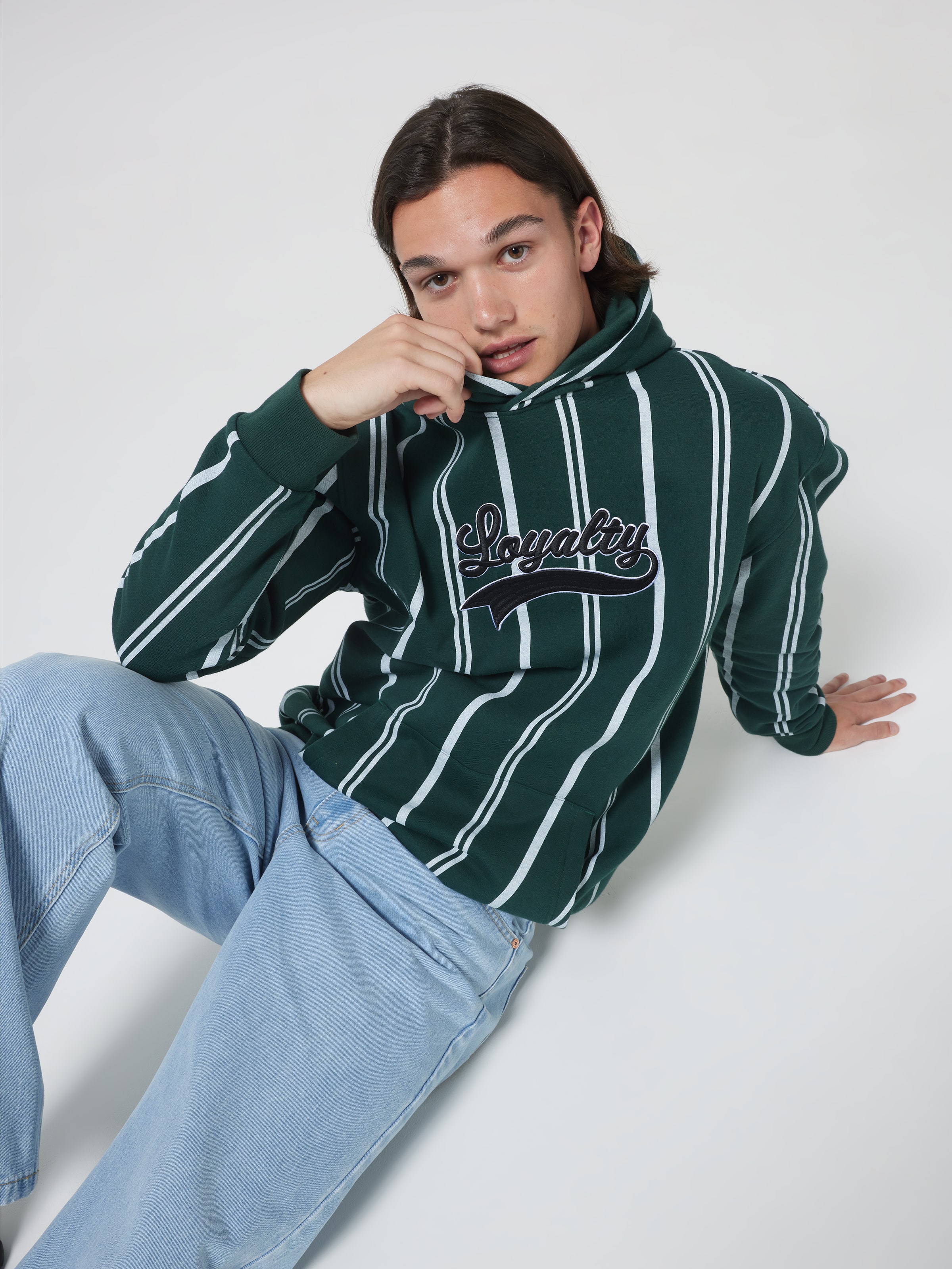 Vertical Stripe Legacy Hoodie - Jay Jays Online