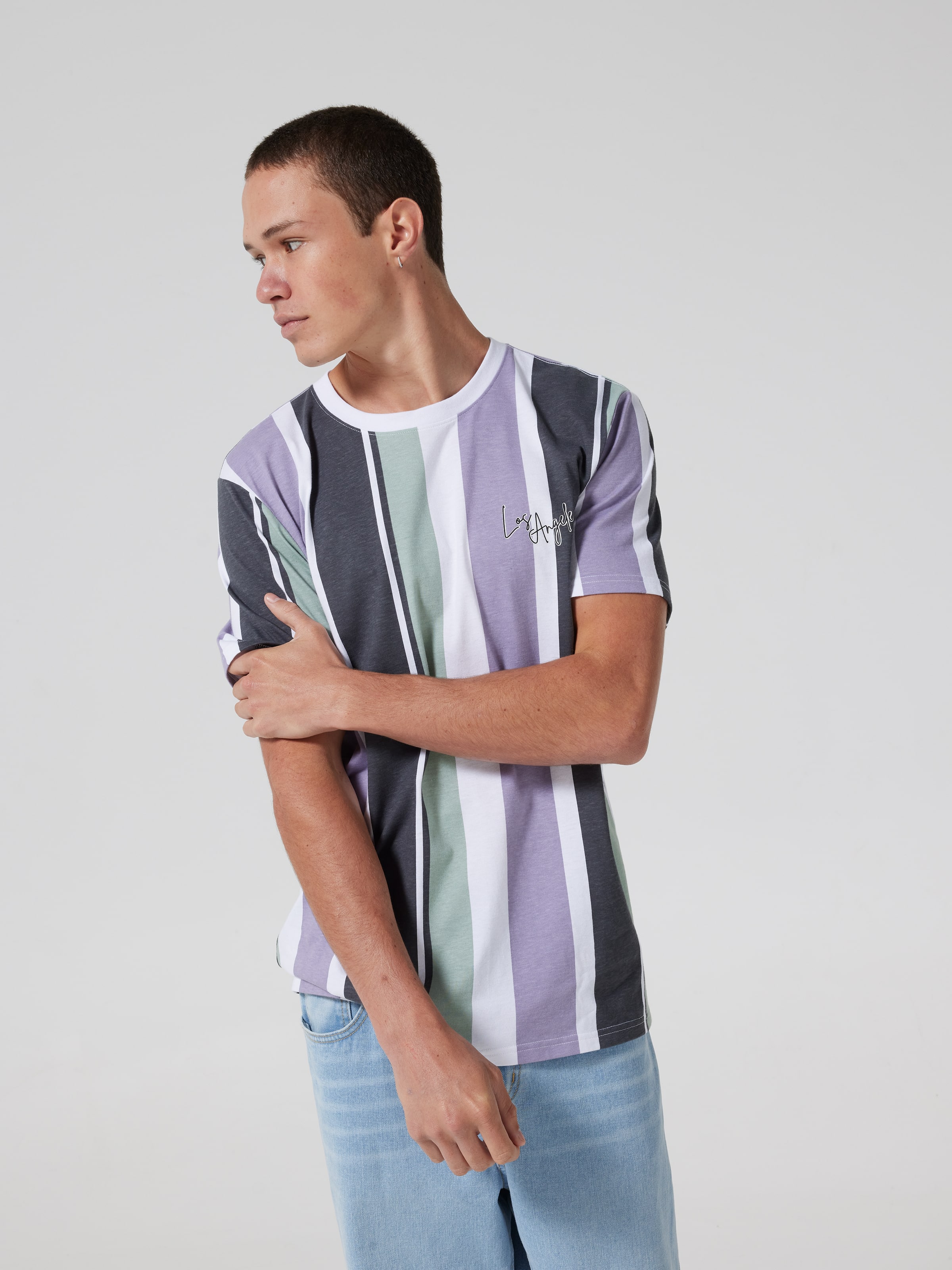 Vstripe La Short Sleeve Tee - Jay Jays Online