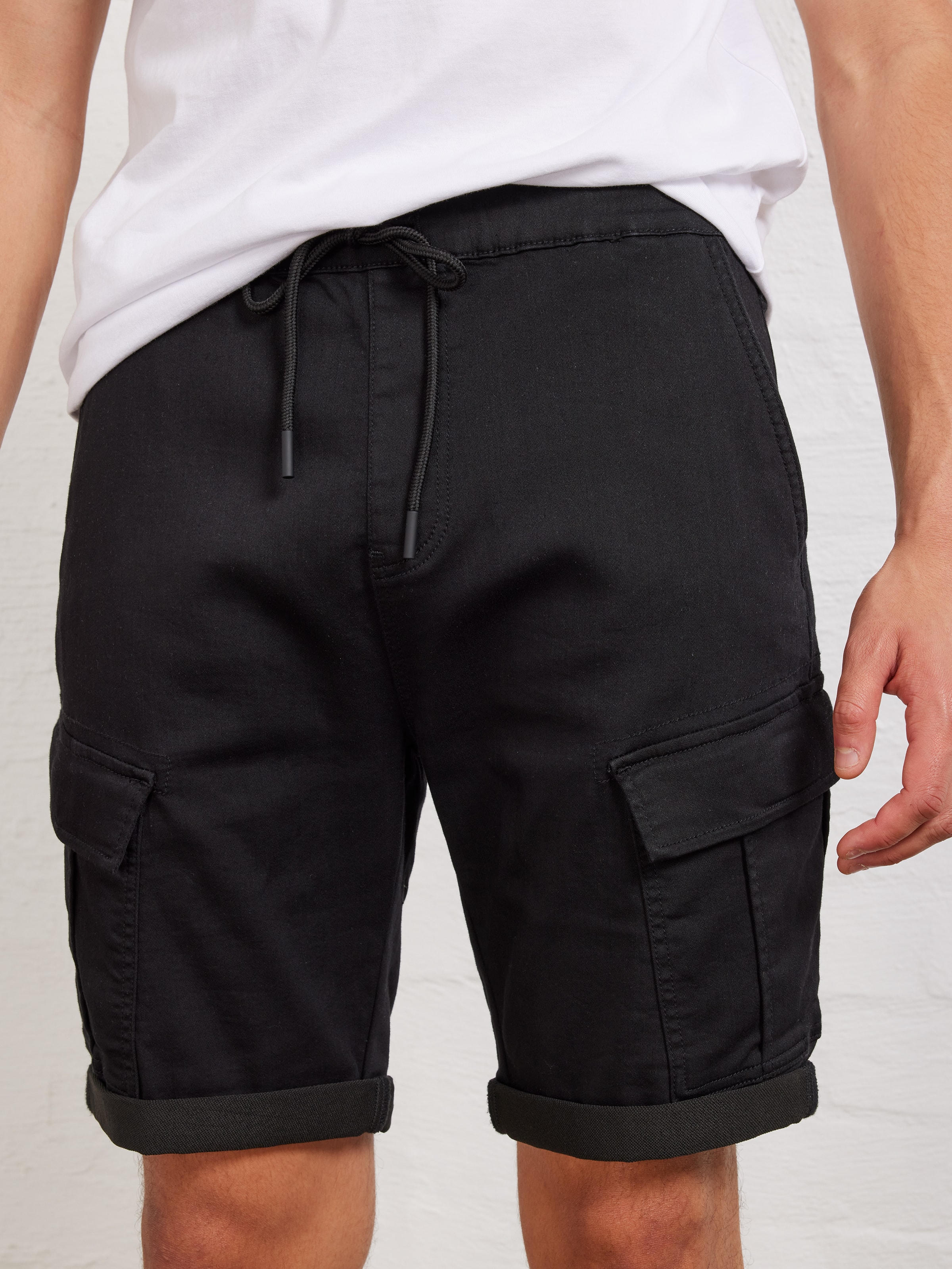 Flex It James Cargo Short Black Jay Jays Online