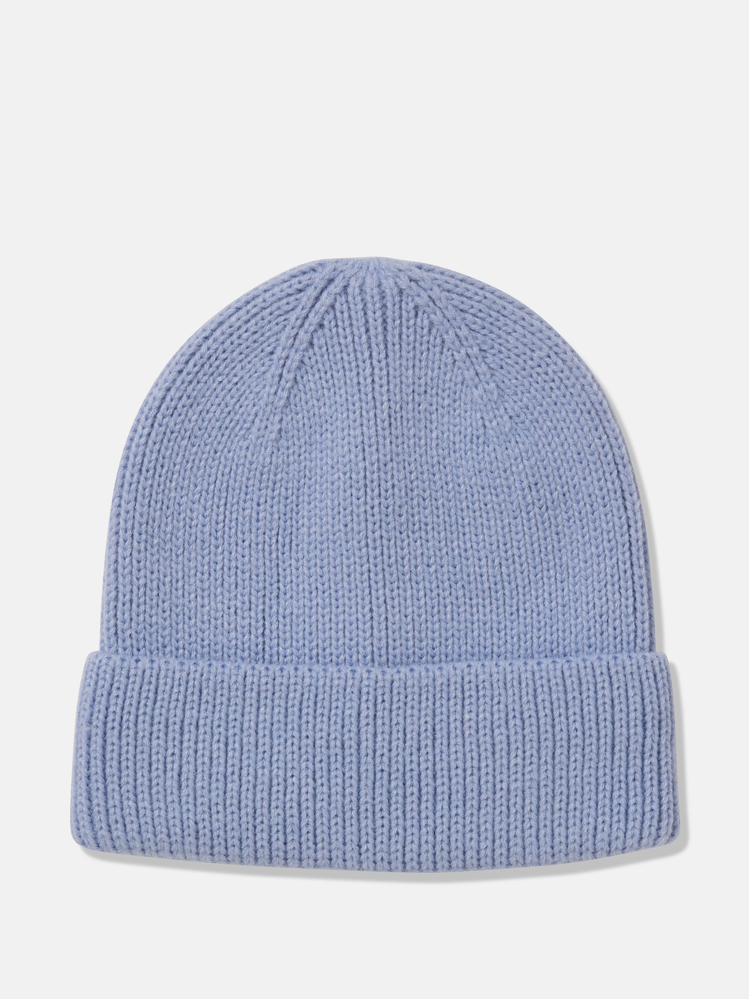 Chunky Knit Jacket + Beanie- Powder Blue main image 0